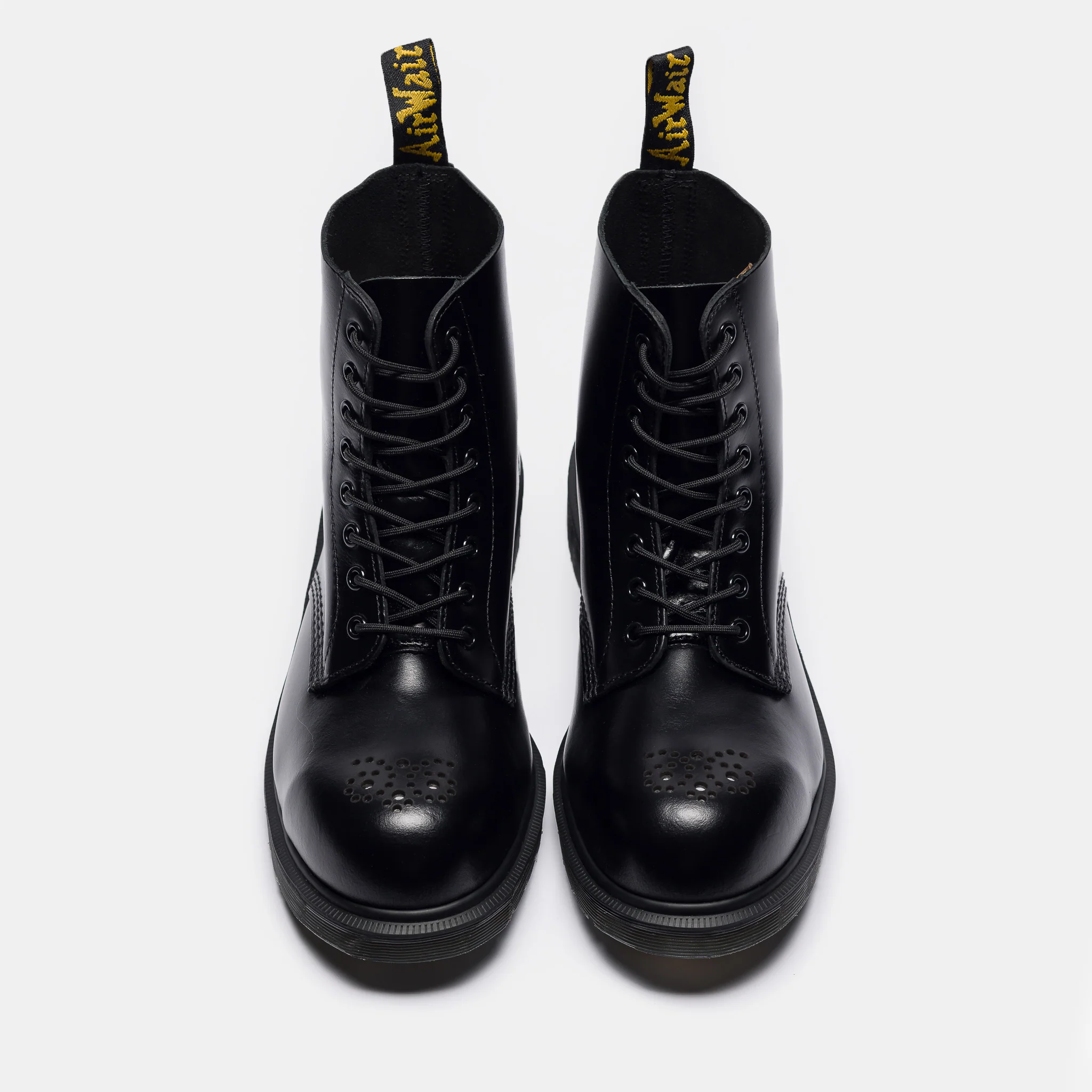 1460 Analine Leather Steel Toe Boot in Black - Image 4