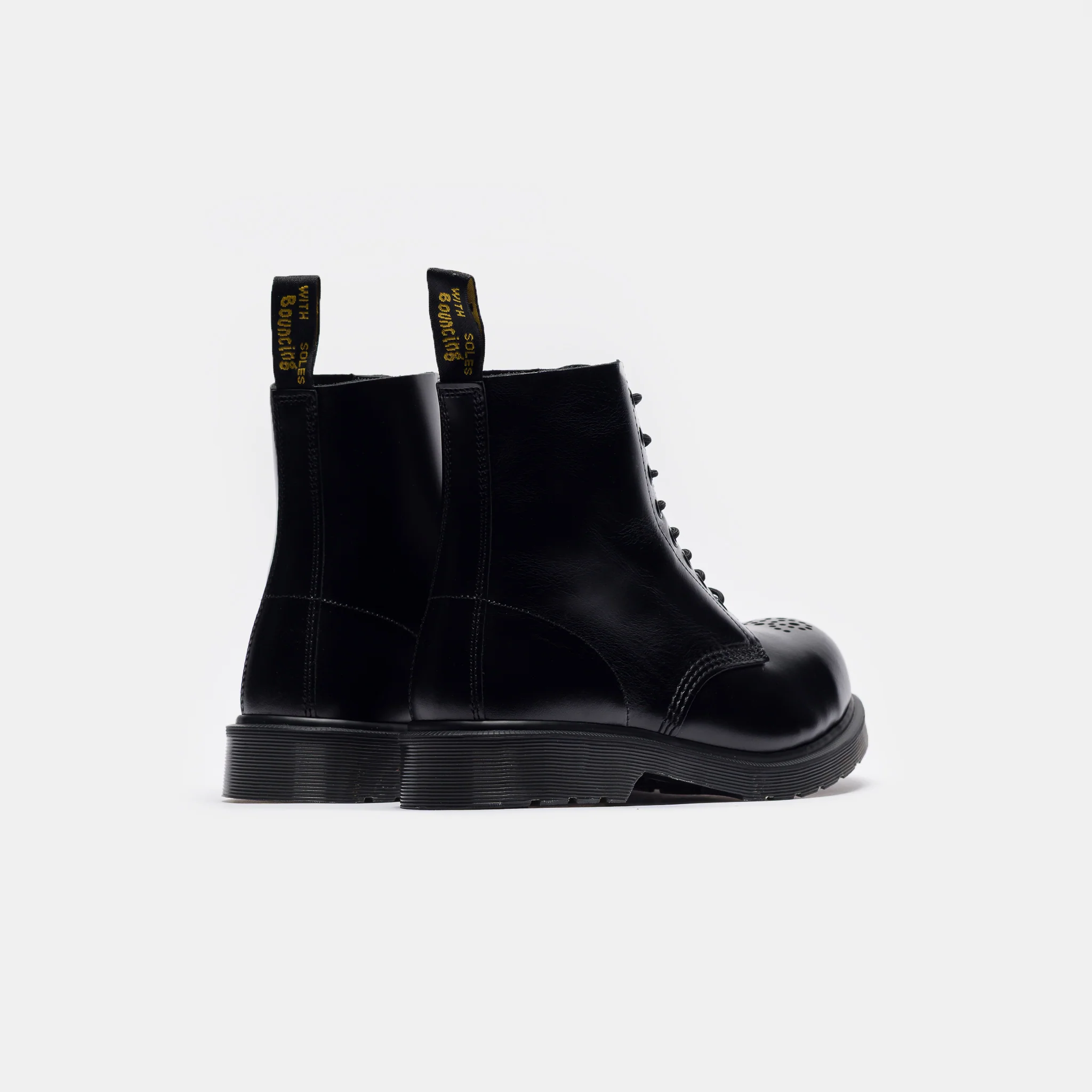 1460 Analine Leather Steel Toe Boot in Black - Image 5