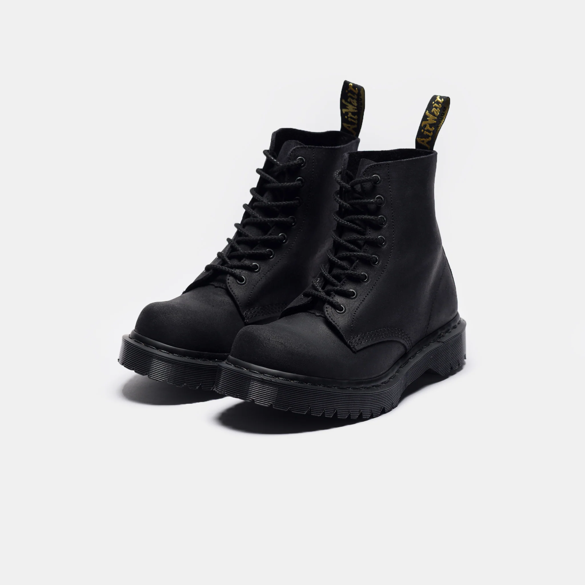 1460 Bex Bump Toe Boot in Black Wax Commander - Image 3
