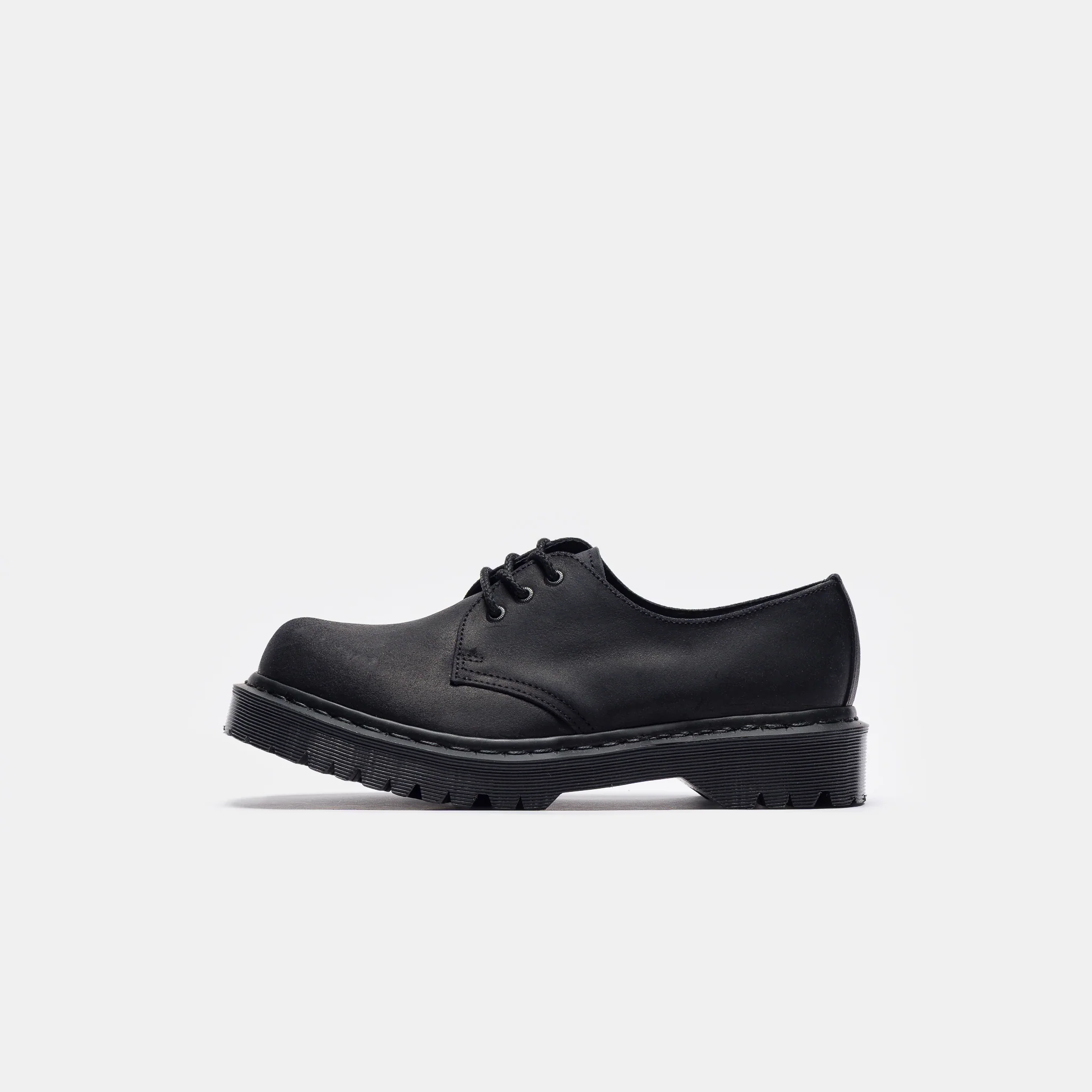 1461 Bex Bump Toe Derby in Black Wax Commander