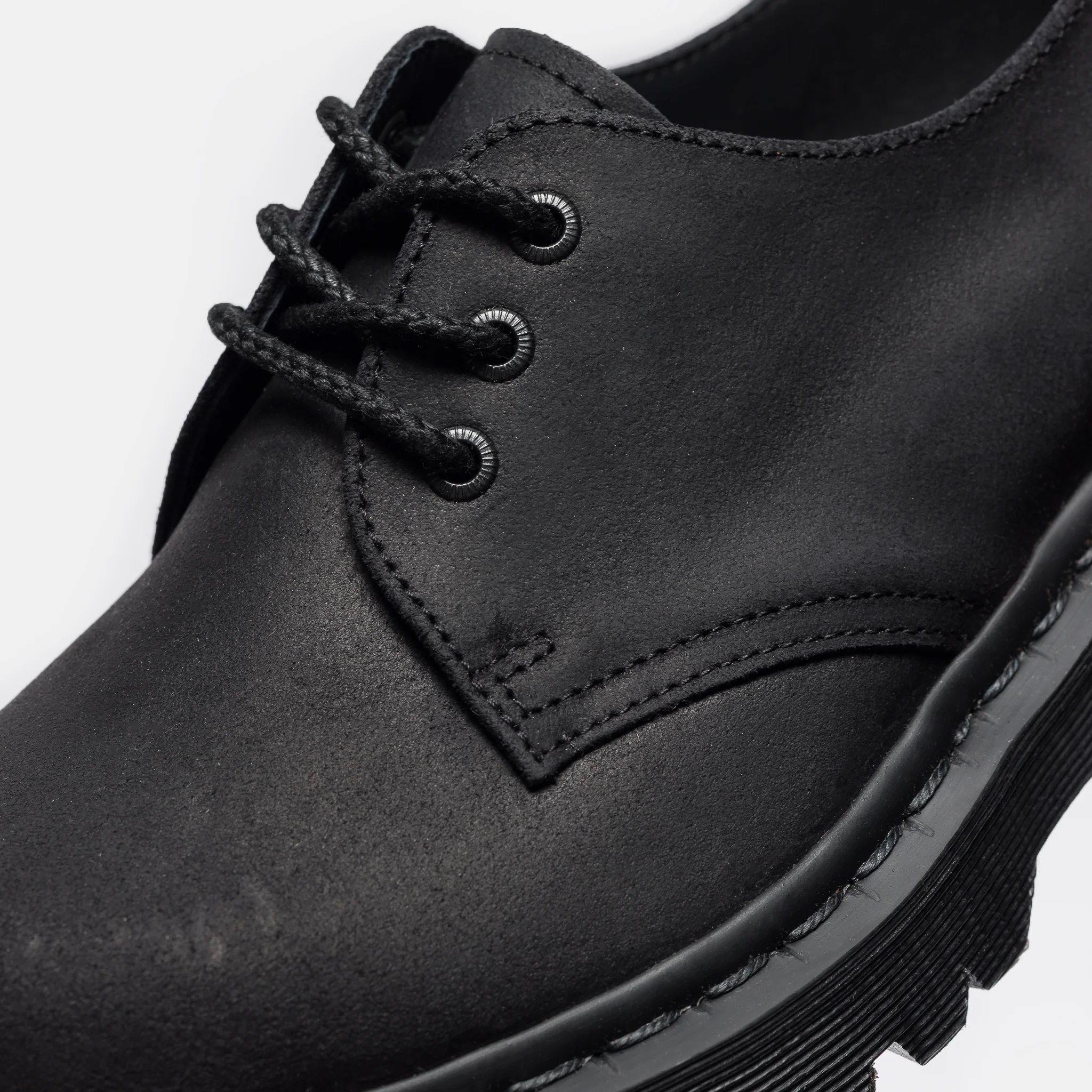 1461 Bex Bump Toe Derby in Black Wax Commander - Image 5
