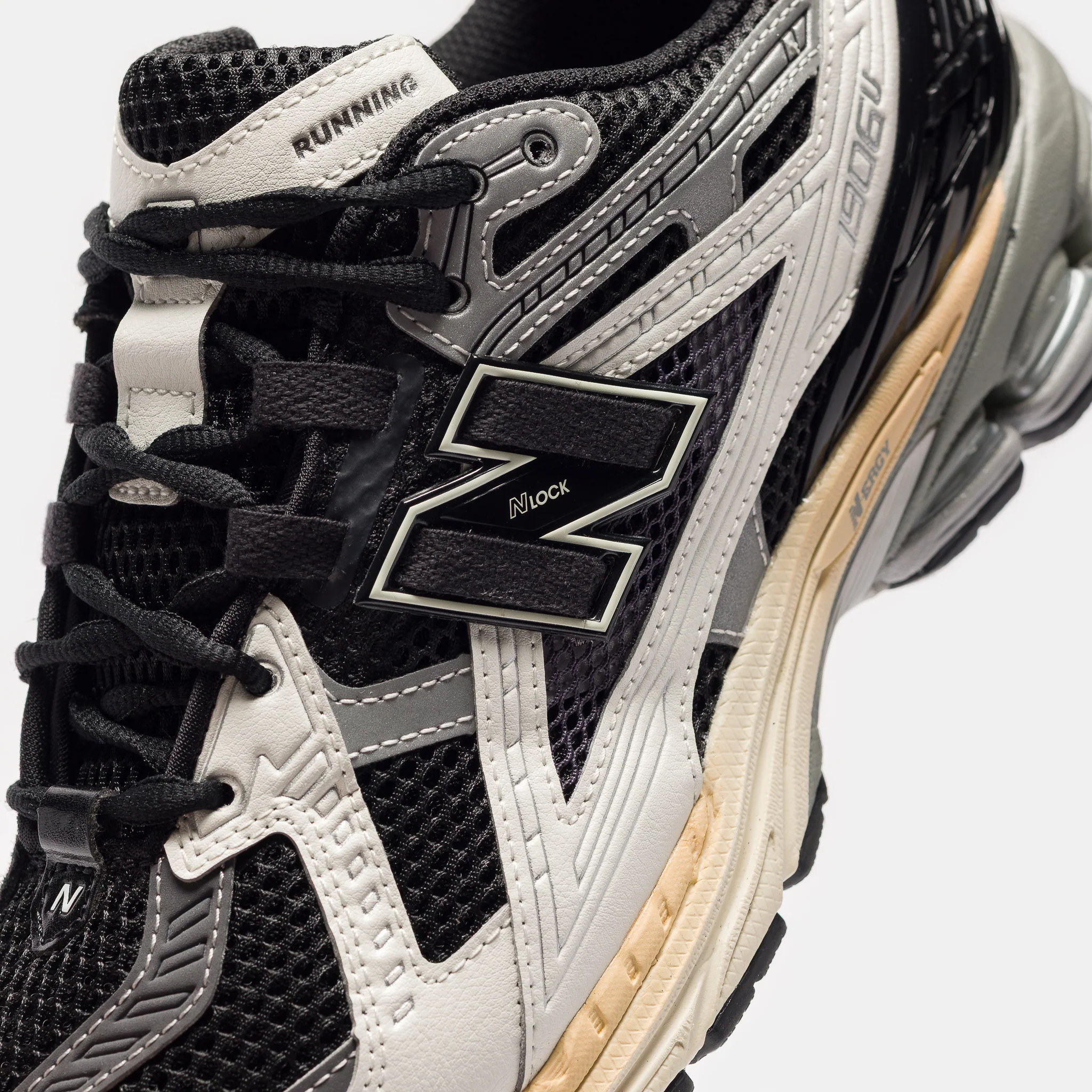 1906 Utility Sneaker in Black/Sea Salt/Magnet - Image 5