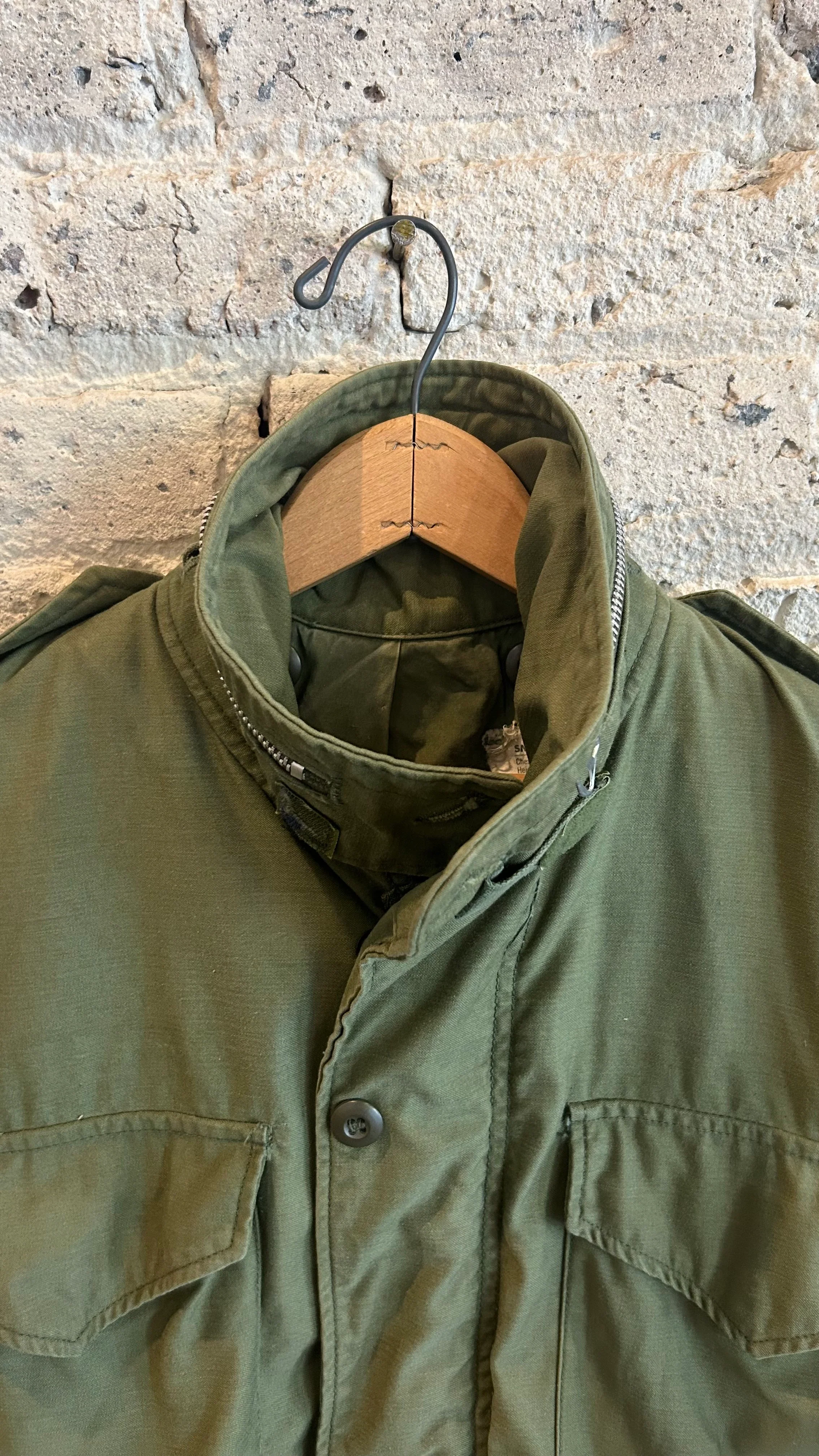 1970's Vietnam M65 Jacket in Olive - Image 3
