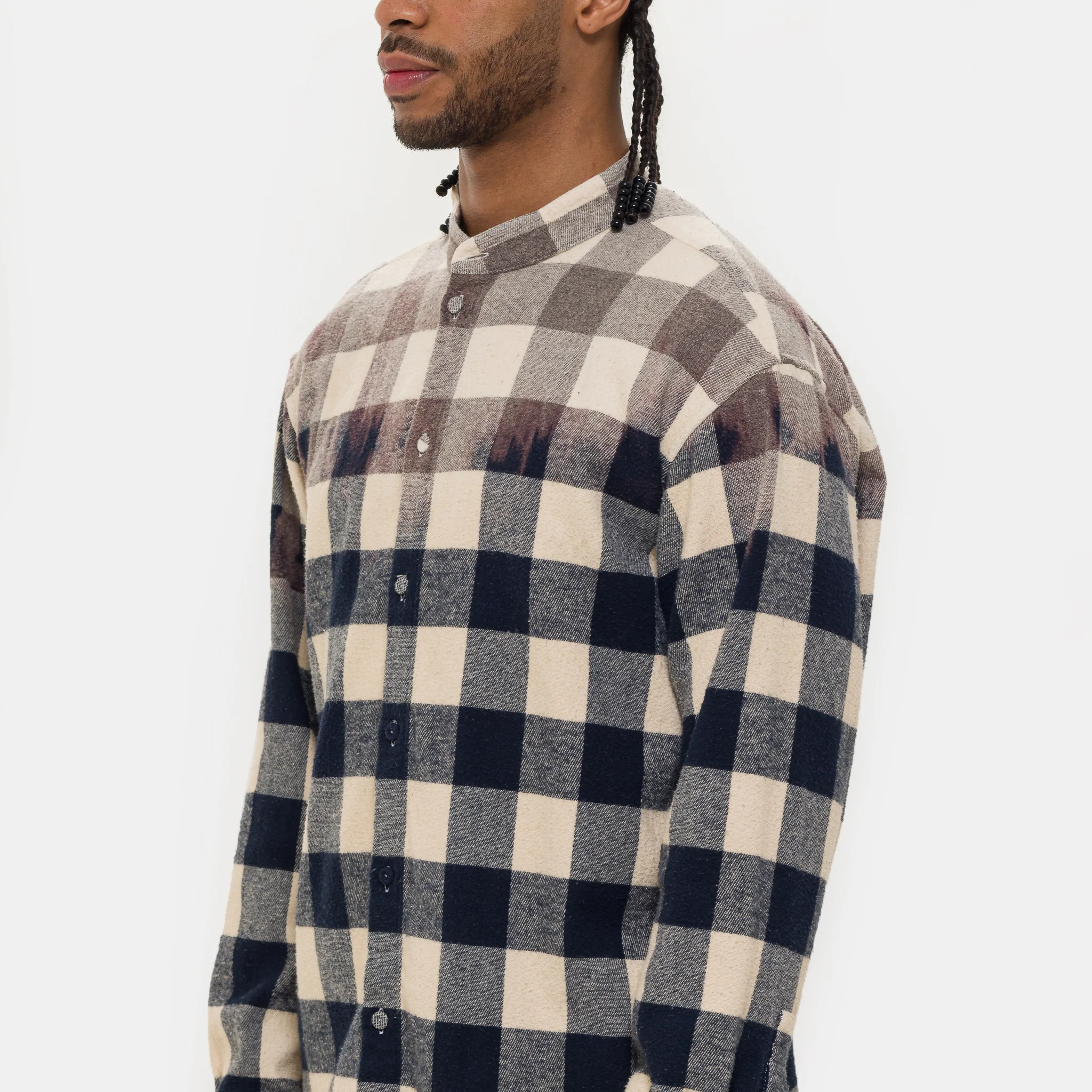 424 Tunic in Tea Check - Image 4