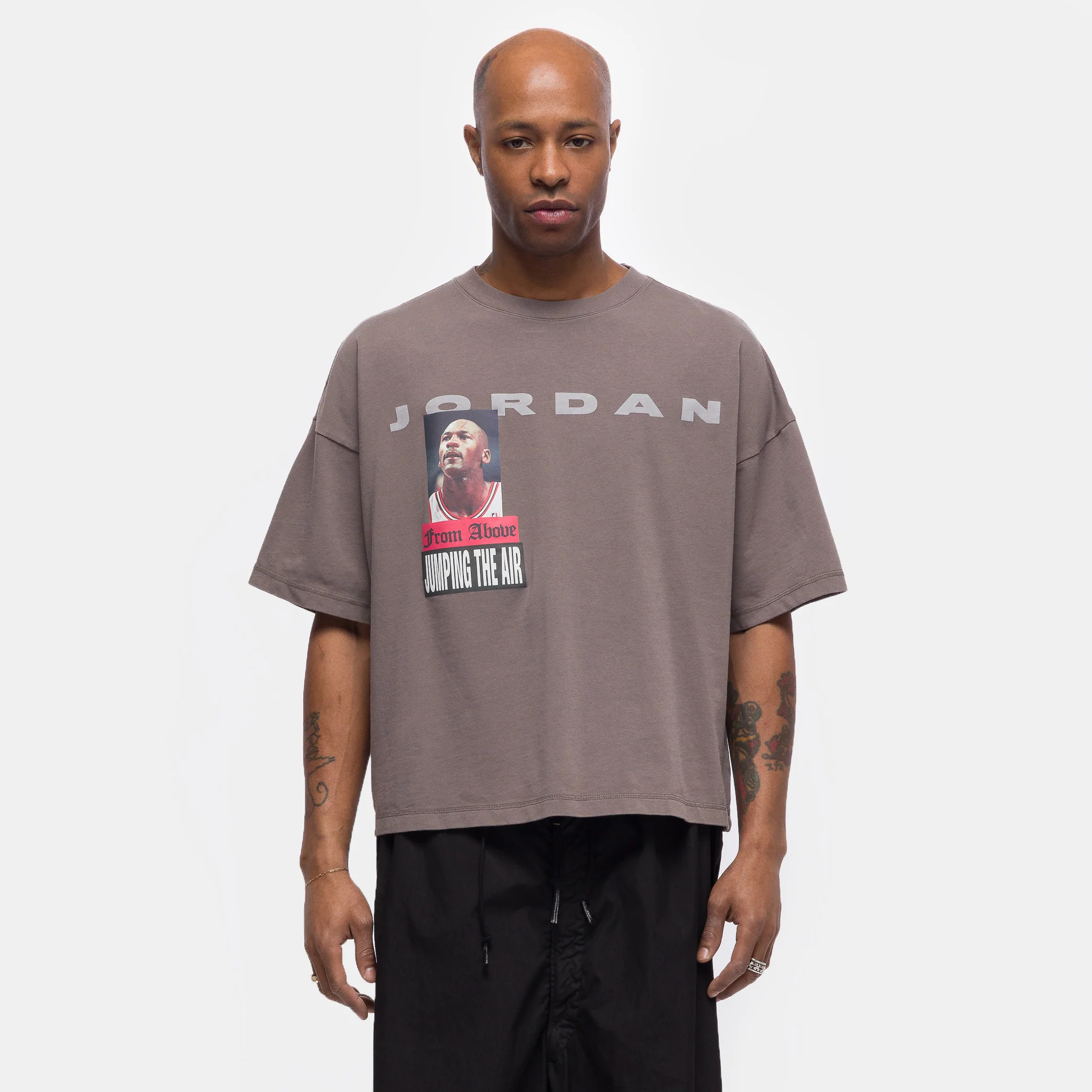 Above T-Shirt in Cave Stone