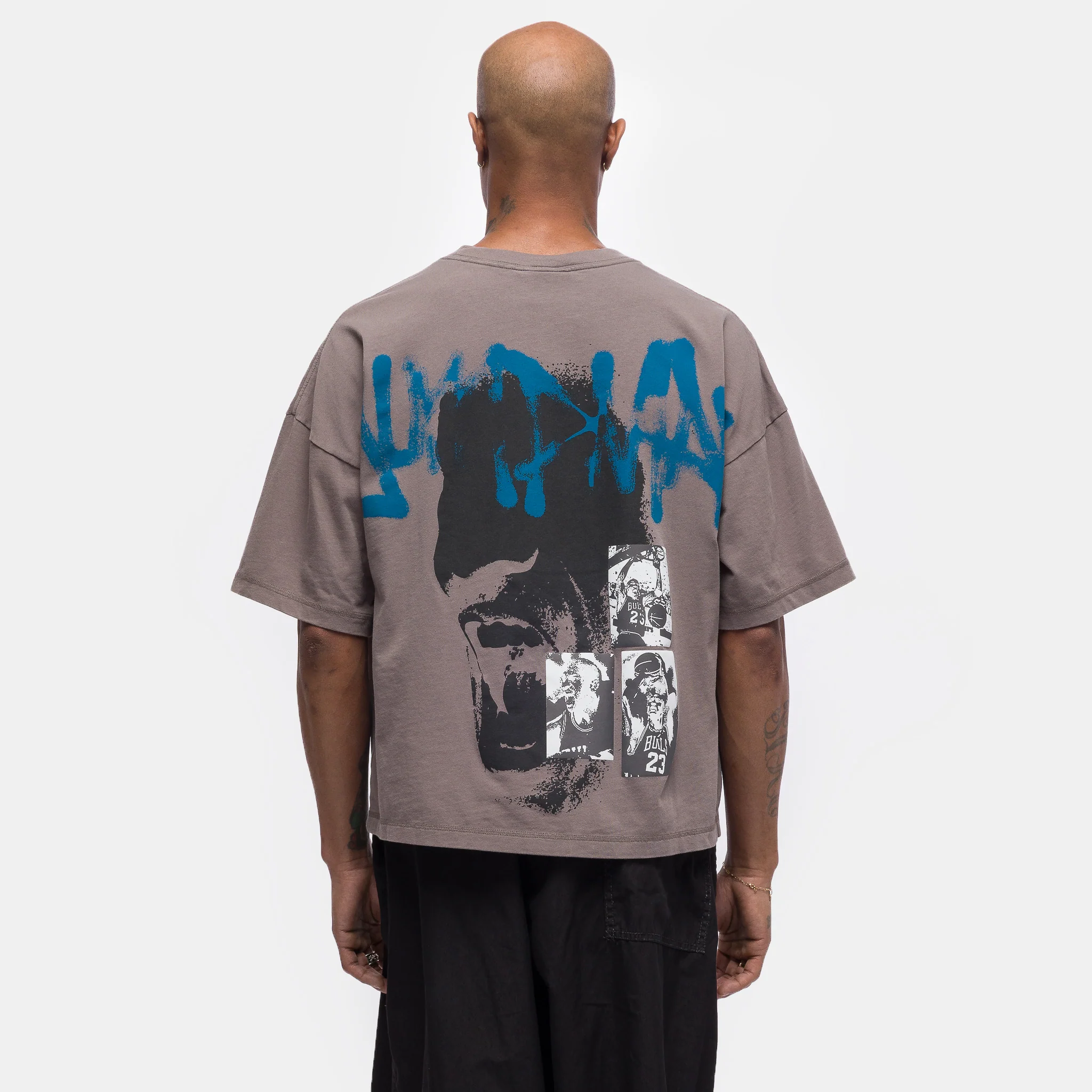 Above T-Shirt in Cave Stone - Image 3