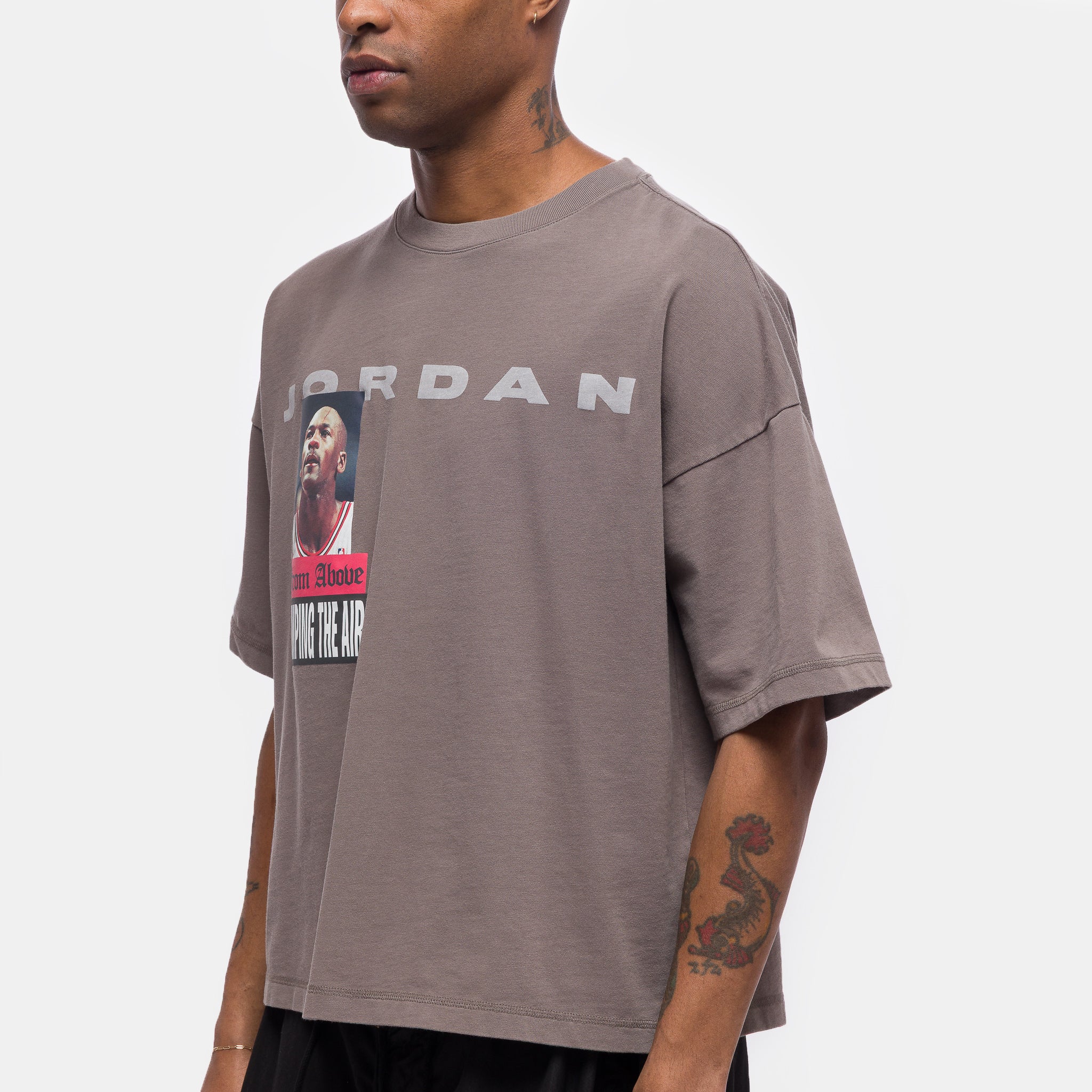 Above T-Shirt in Cave Stone - Image 4
