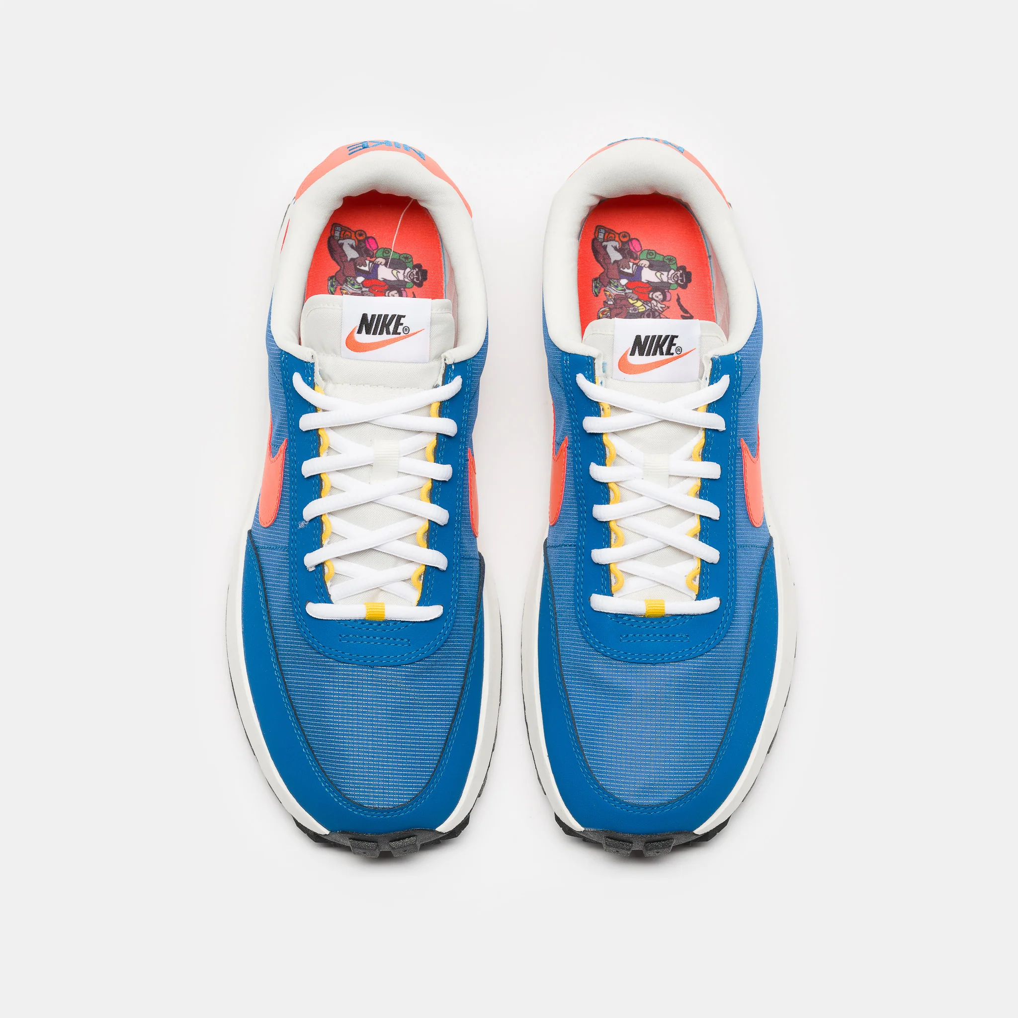 ACG LDV Sneaker in Brilliant Blue/Turf Orange/Sail/White - Image 4