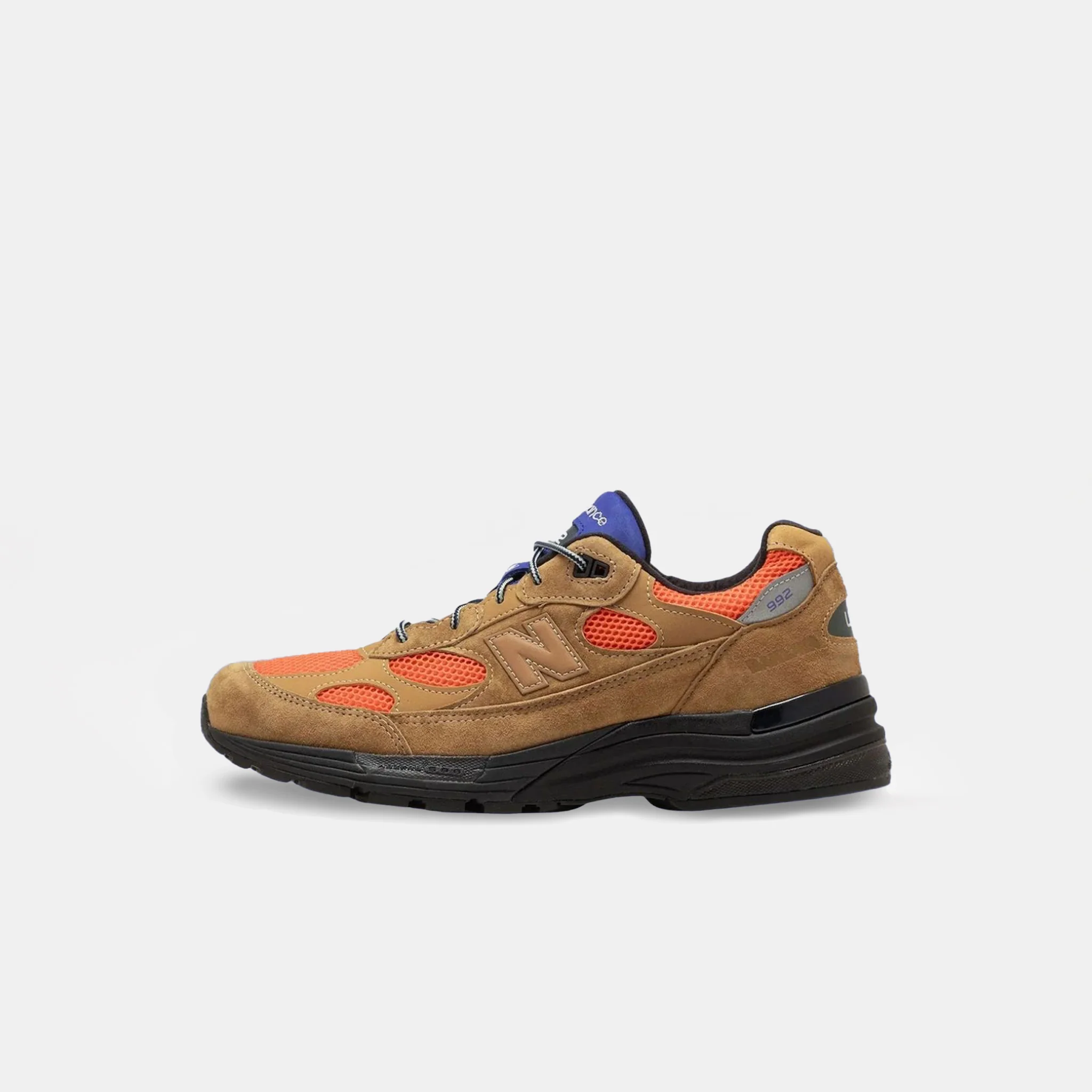 Action Bronson Made in USA 992 Sneaker in Golden Brown/Flame