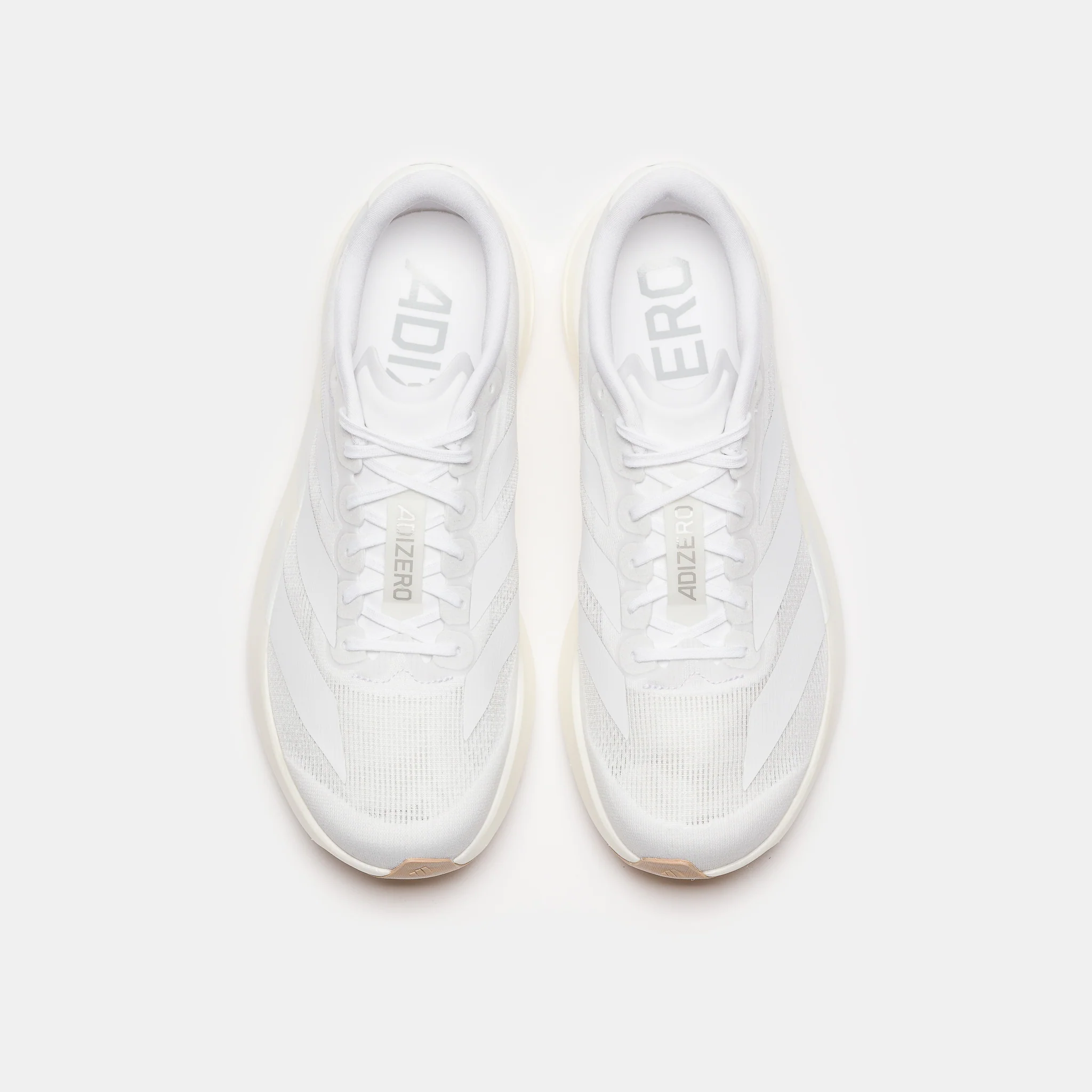 Adizero Evo SL Sneaker in White/White/Sandstone - Image 4