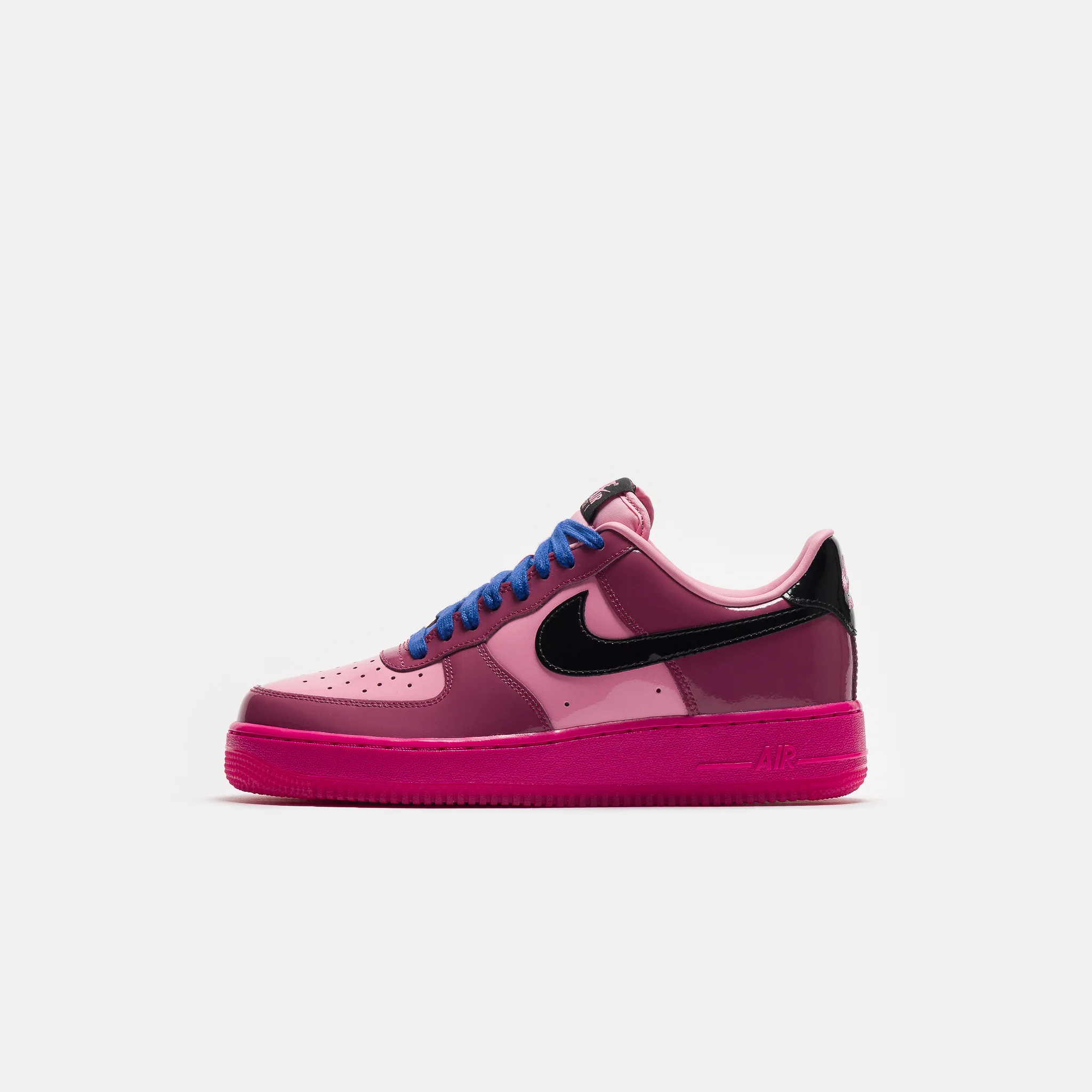 Air Force 1 Sneaker in Pink Cooler/Black/Mulberry Rose