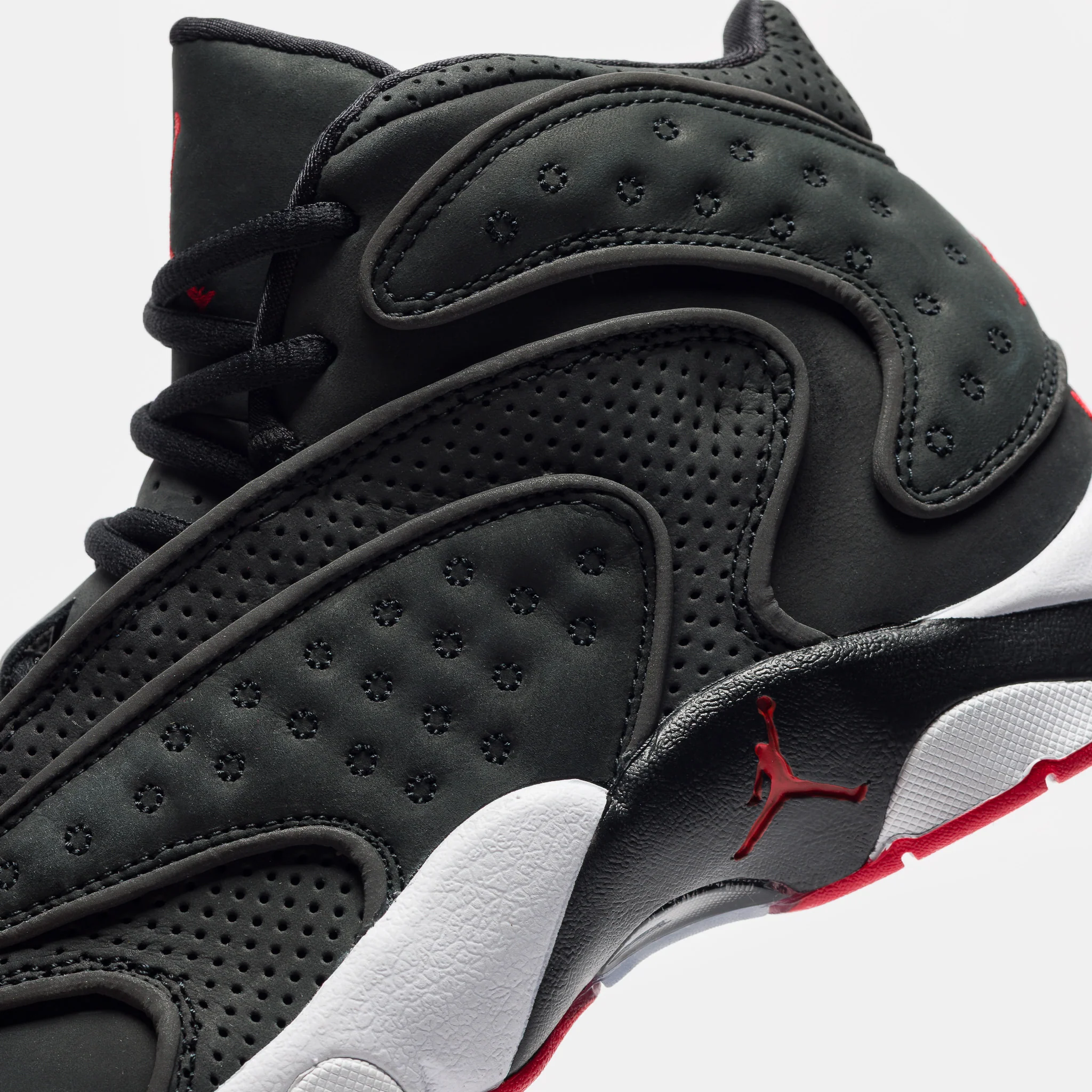 Air Jordan OG Sneaker in Black/University Red/White - Image 5