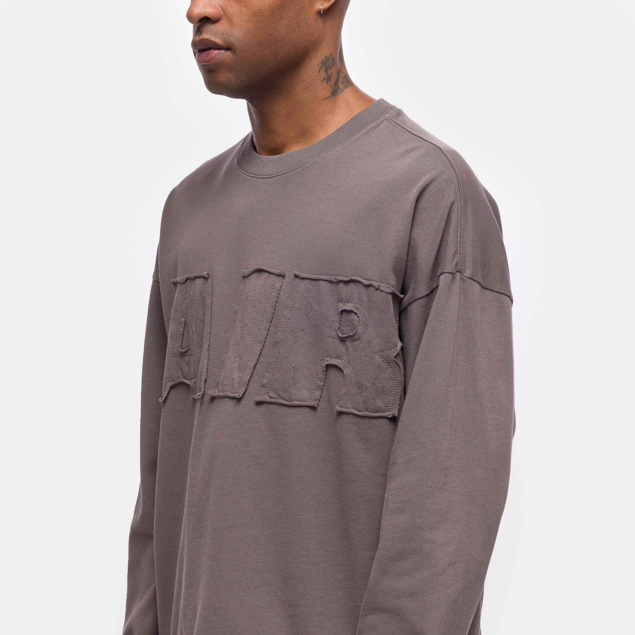 Air Long Sleeve T-Shirt in Cave Stone - Image 4