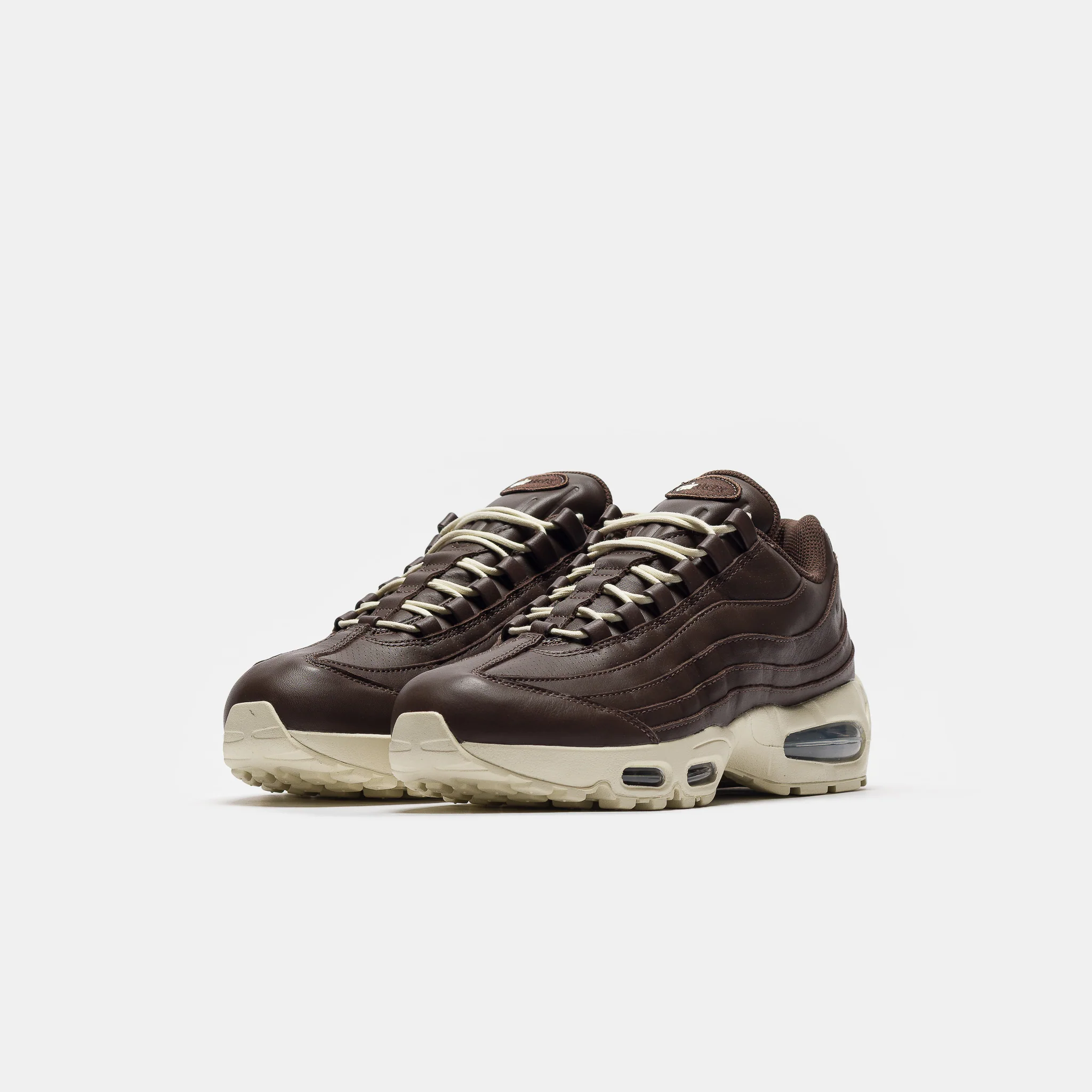 Air Max 95 Big Bubble Leather Sneaker in Baroque Brown/Coconut Milk - Image 2