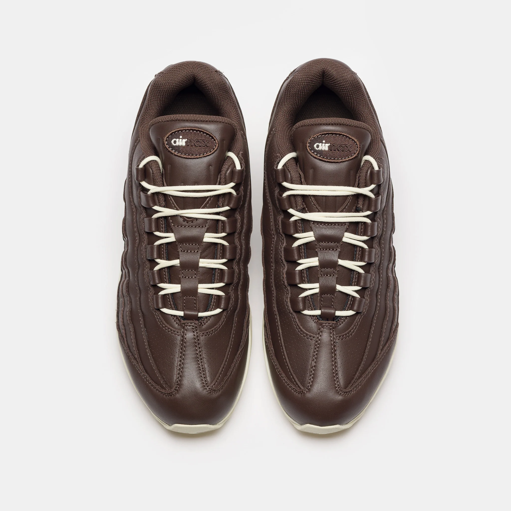 Air Max 95 Big Bubble Leather Sneaker in Baroque Brown/Coconut Milk - Image 4