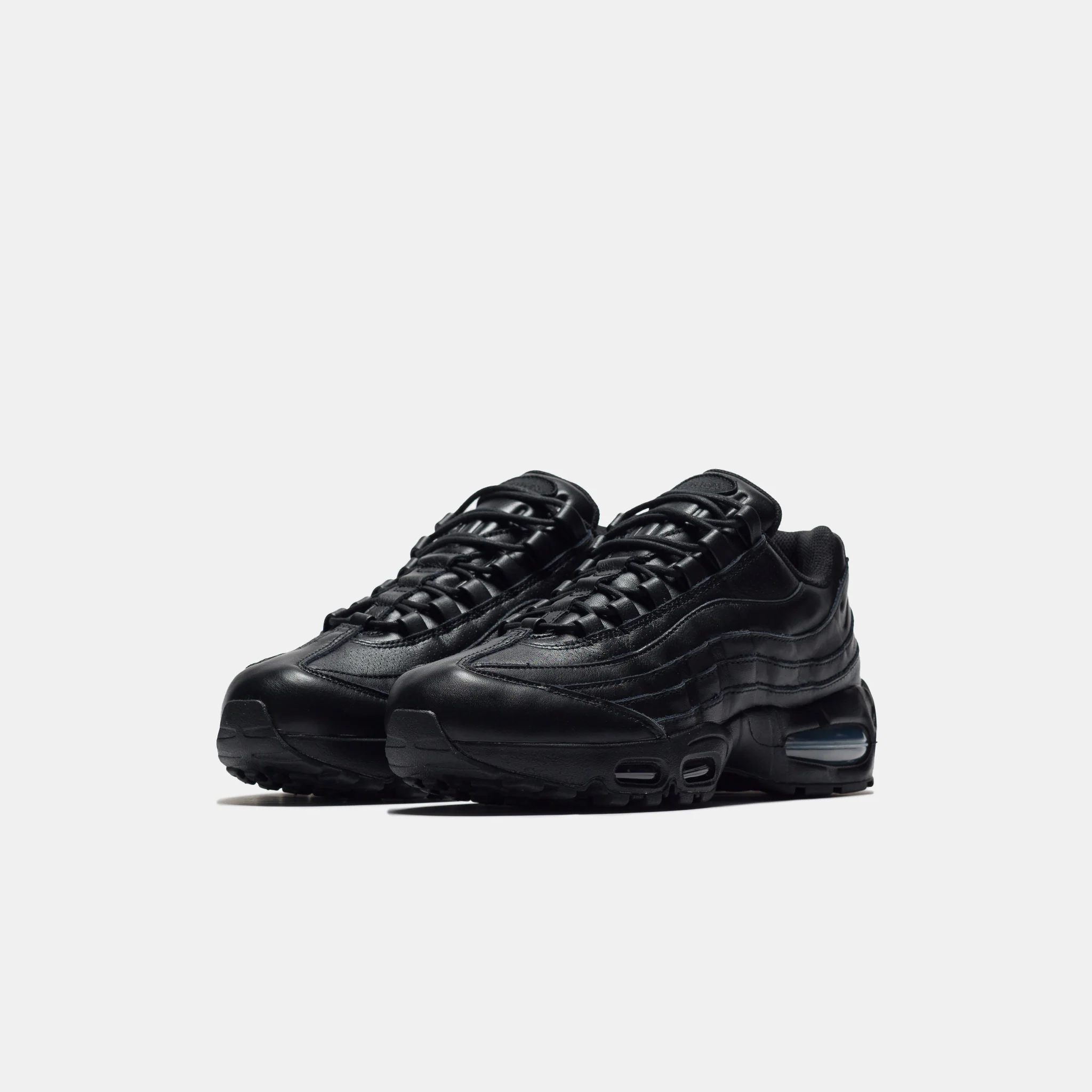 Air Max 95 Big Bubble Leather Sneaker in Black/Black - Image 2