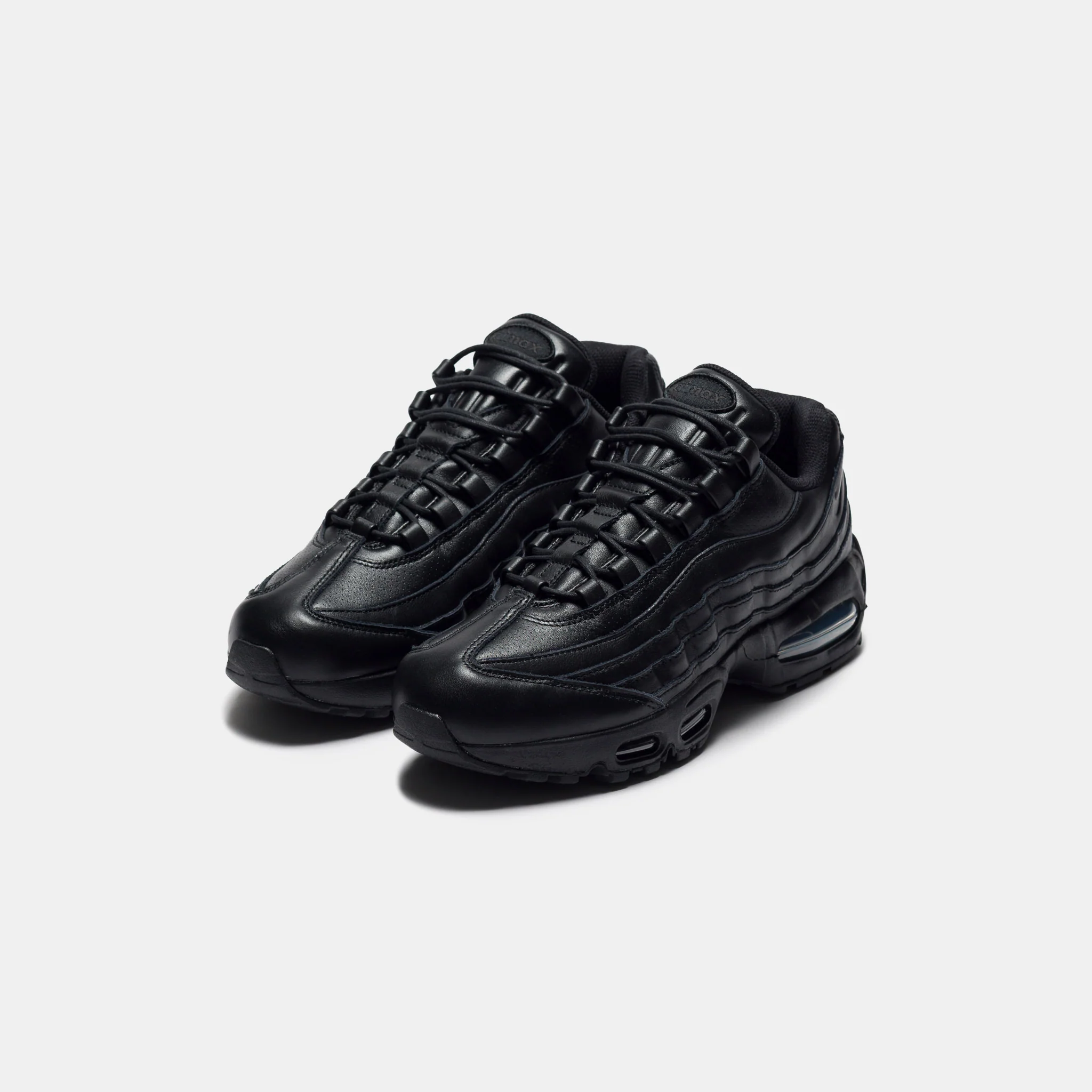 Air Max 95 Big Bubble Leather Sneaker in Black/Black - Image 3