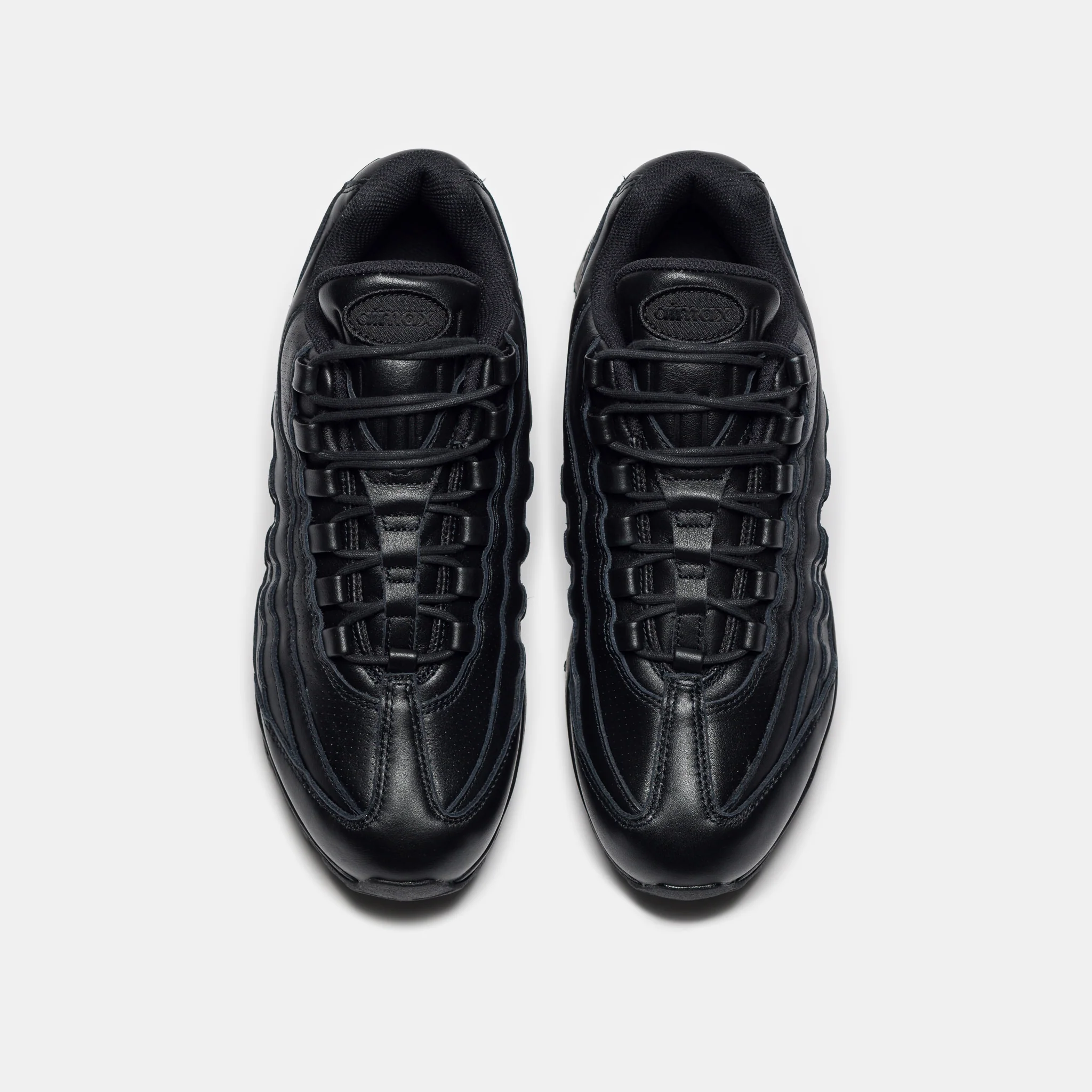 Air Max 95 Big Bubble Leather Sneaker in Black/Black - Image 4