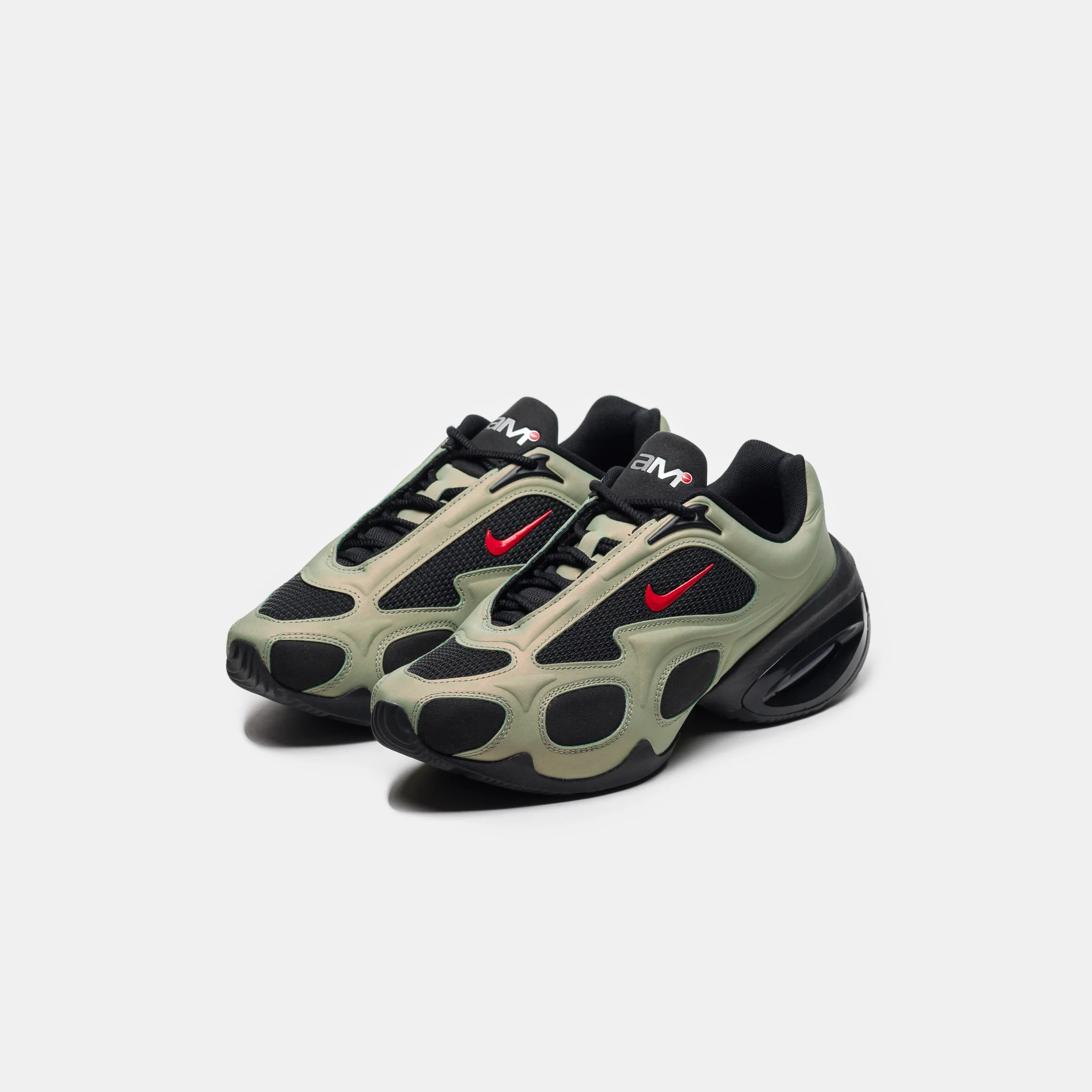 Air Max Muse Sneaker in Black/University Red/Oil Green - Image 3