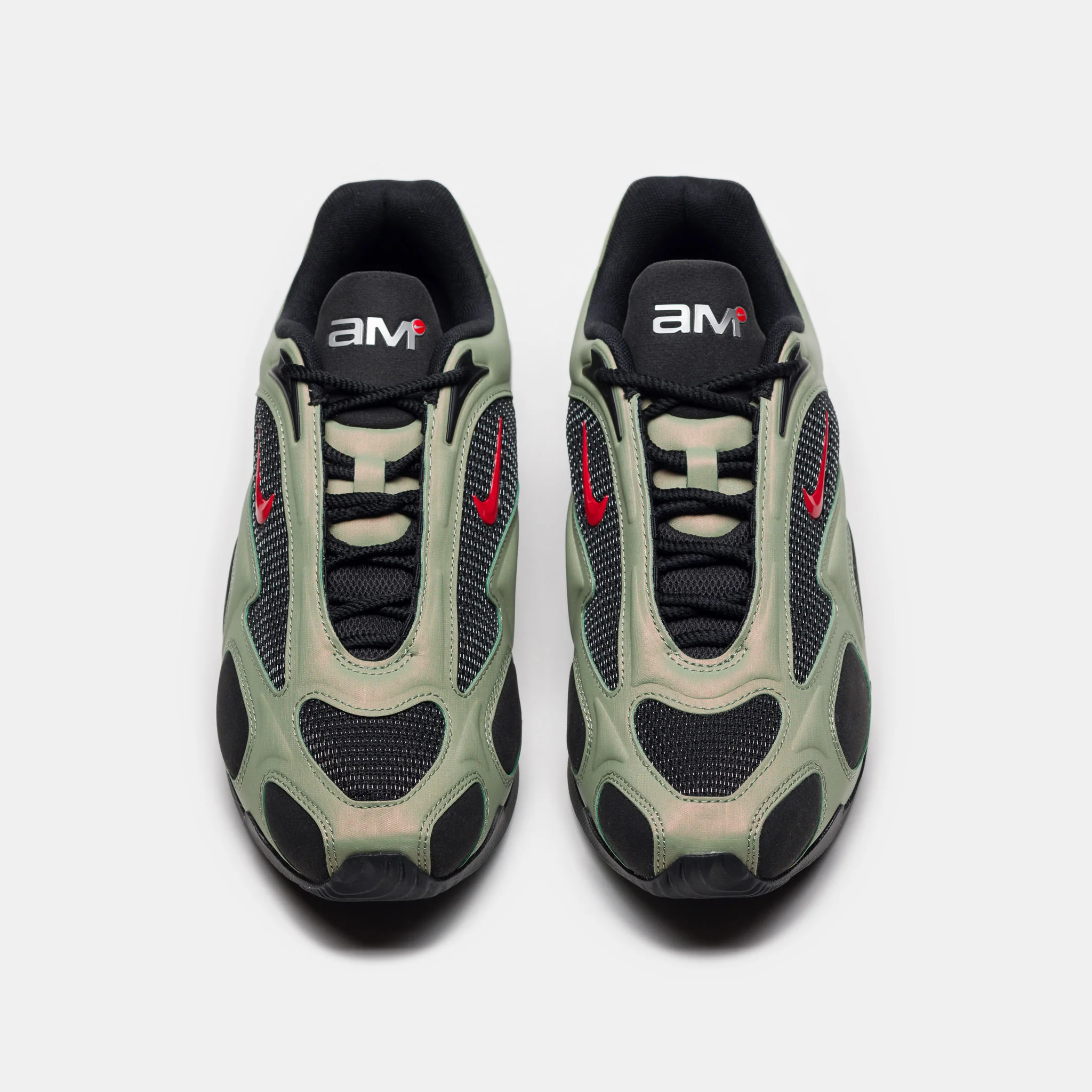 Air Max Muse Sneaker in Black/University Red/Oil Green - Image 4