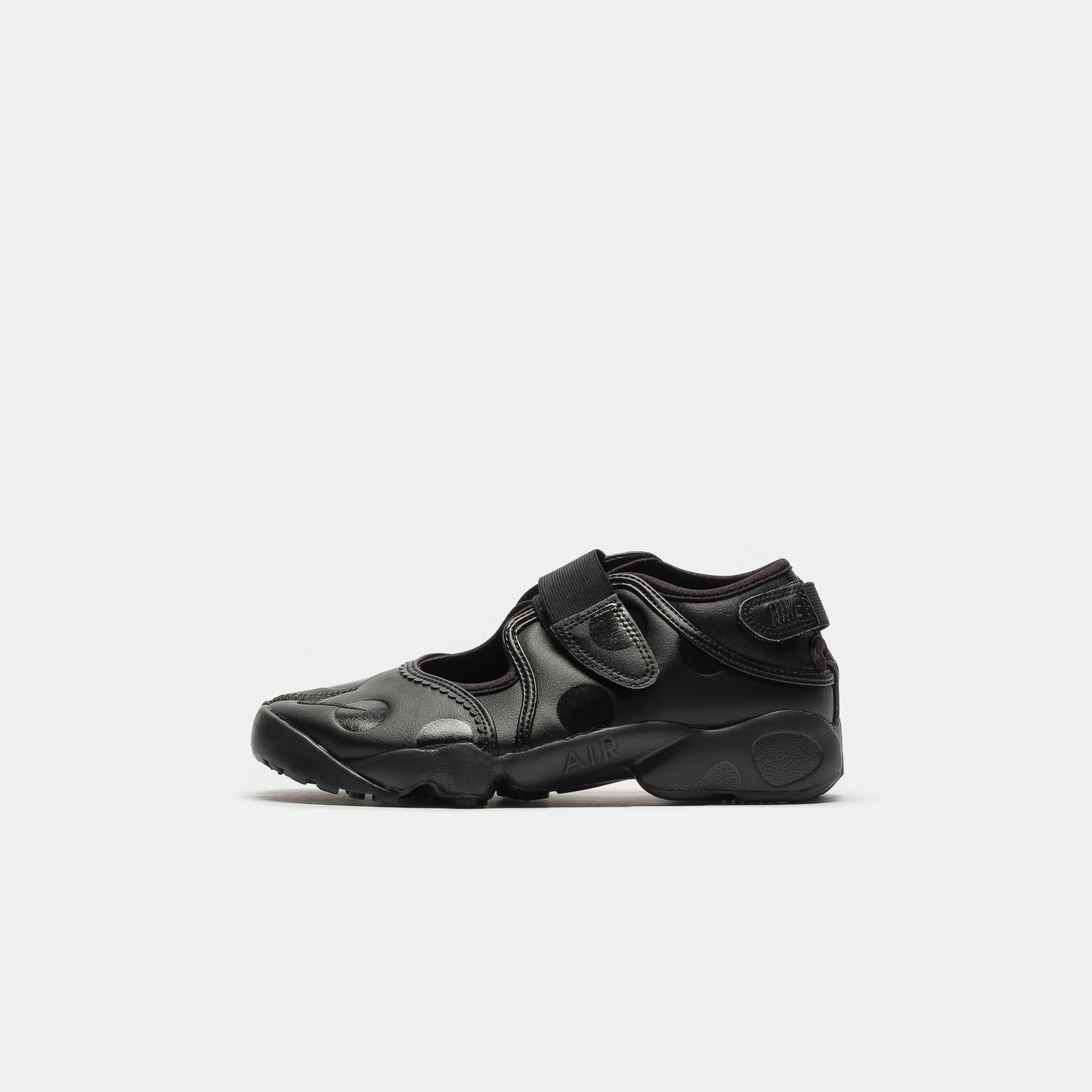 Air Rift Polka Dot Sneaker in Black/Black/Black