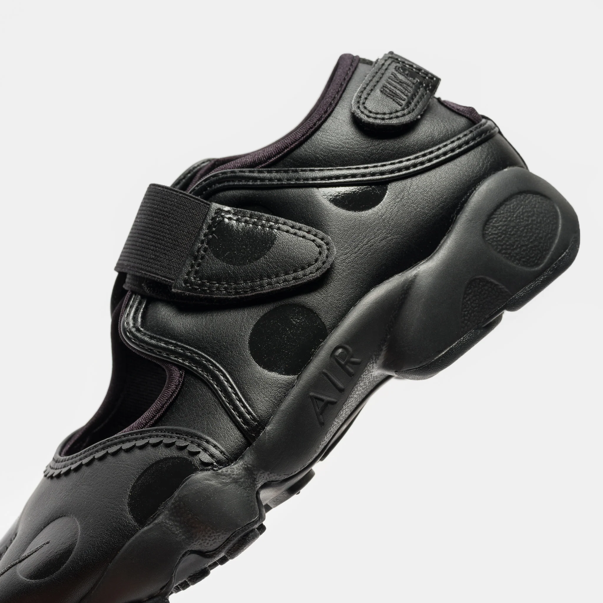 Air Rift Polka Dot Sneaker in Black/Black/Black - Image 5