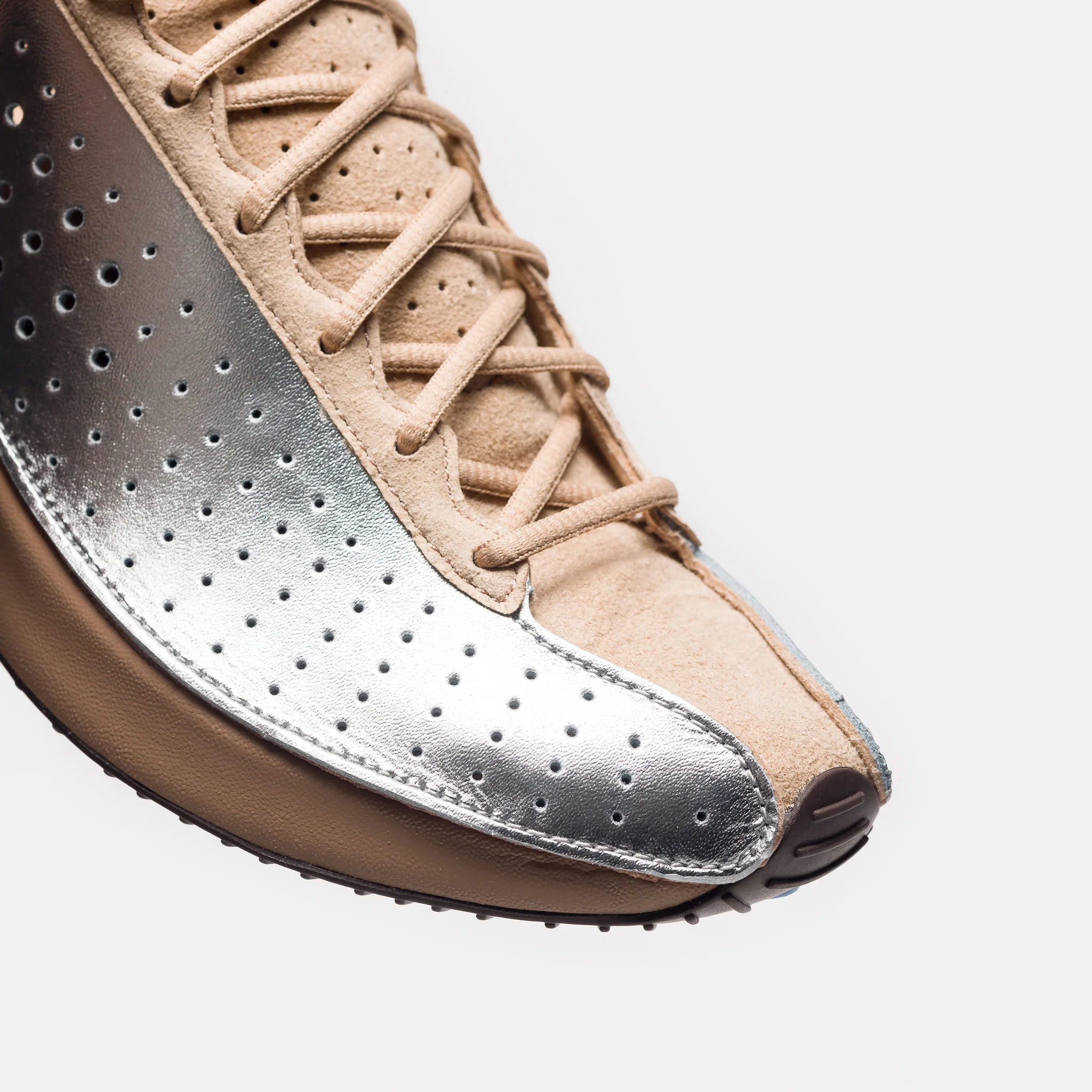 Air Superfly Sneaker in Elm/Metallic Silver/Baroque Brown - Image 6