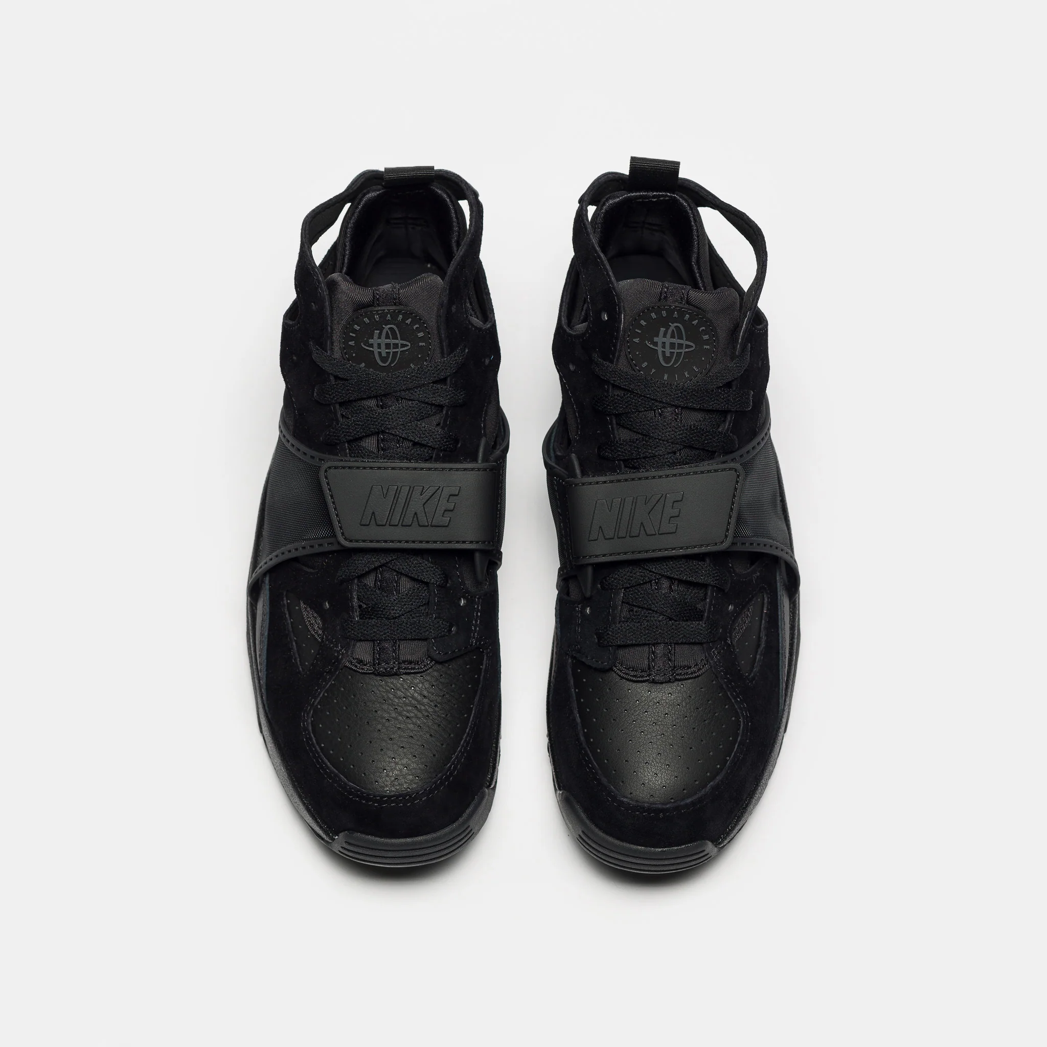 Air Trainer Huarache Sneaker in Black/Black - Image 4