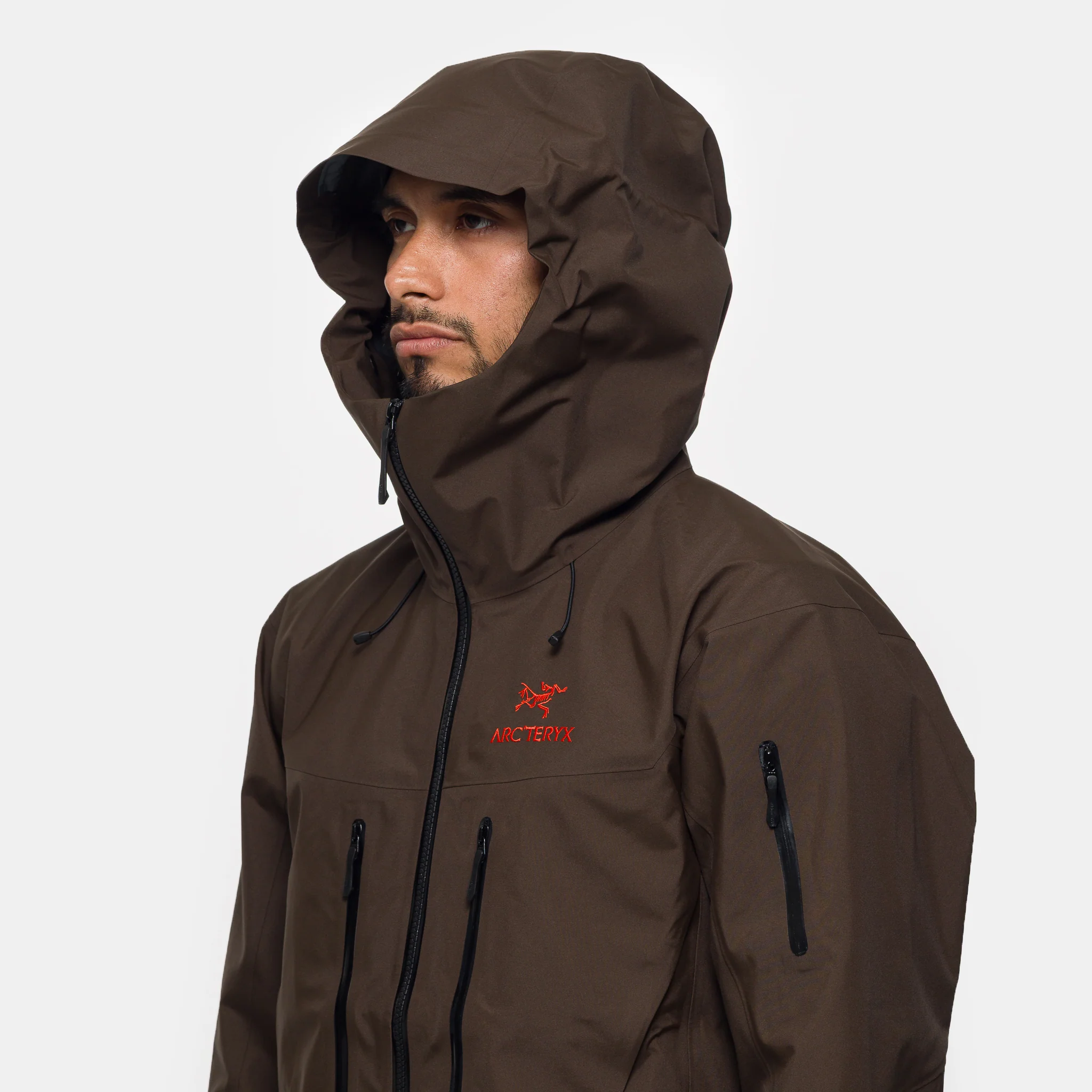 Alpha SV Jacket in Carob/Black/Dynasty - Image 4
