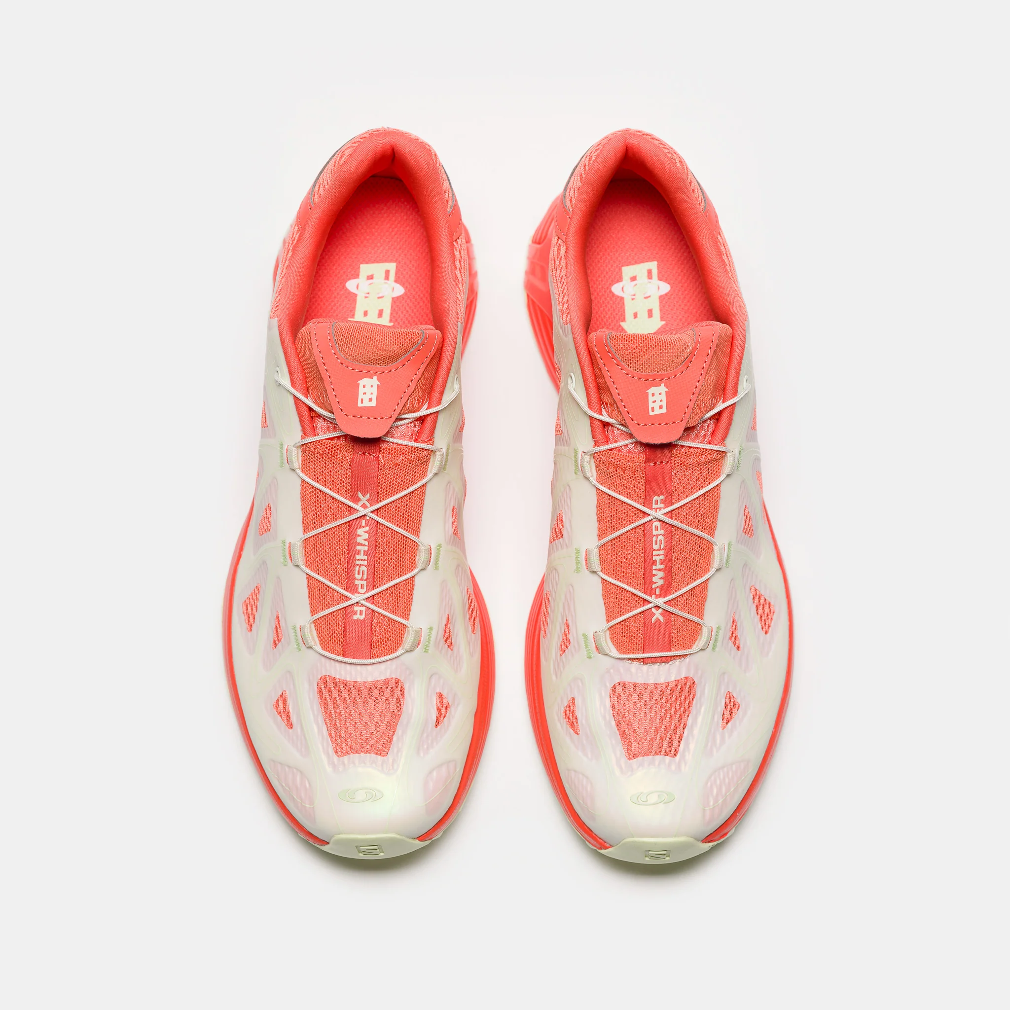 Ama Lou XT-Whisper Void Sneaker in Vanilla Ice/Fusion Coral/Emberglow - Image 4