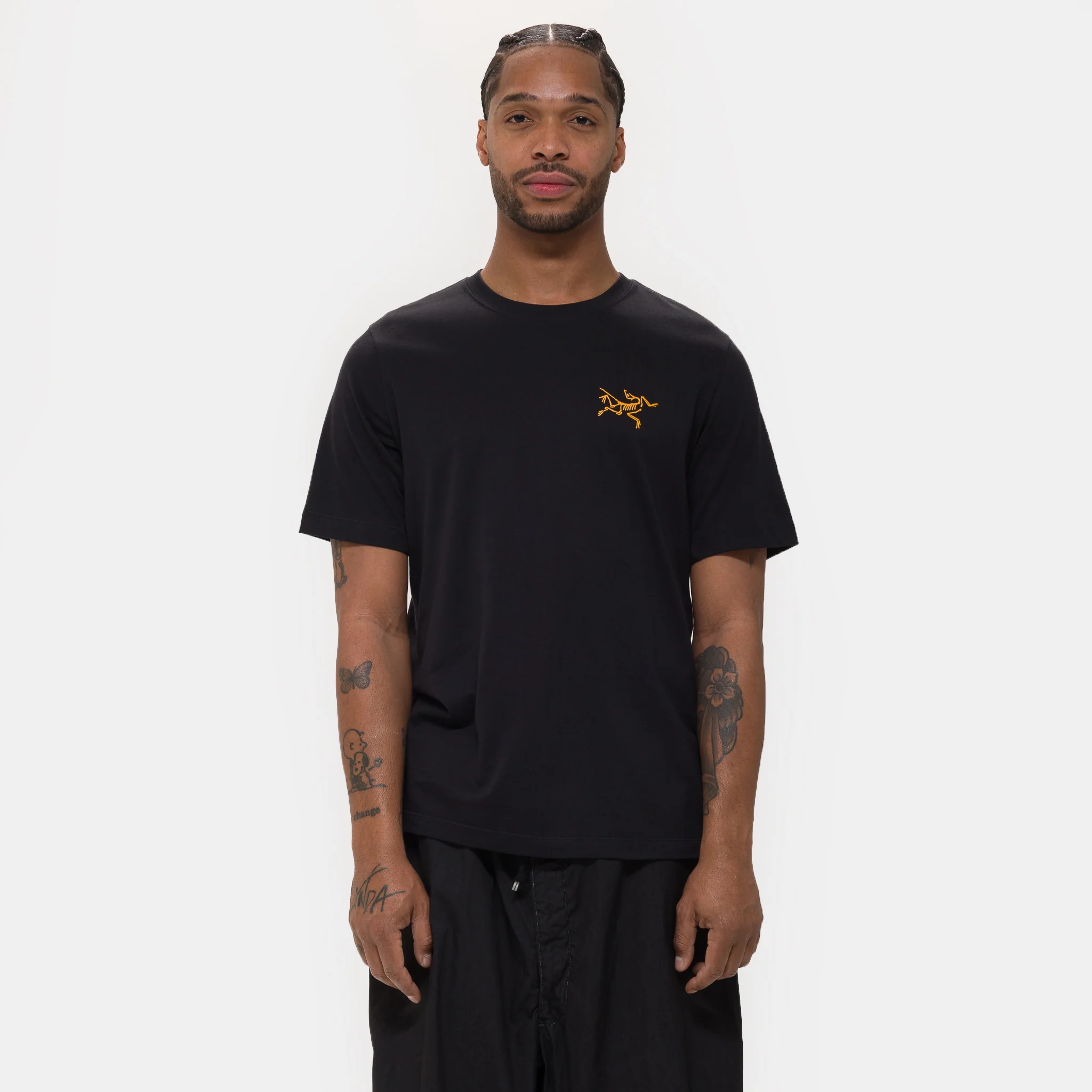 Arc'Multi Bird Logo T-Shirt in Black