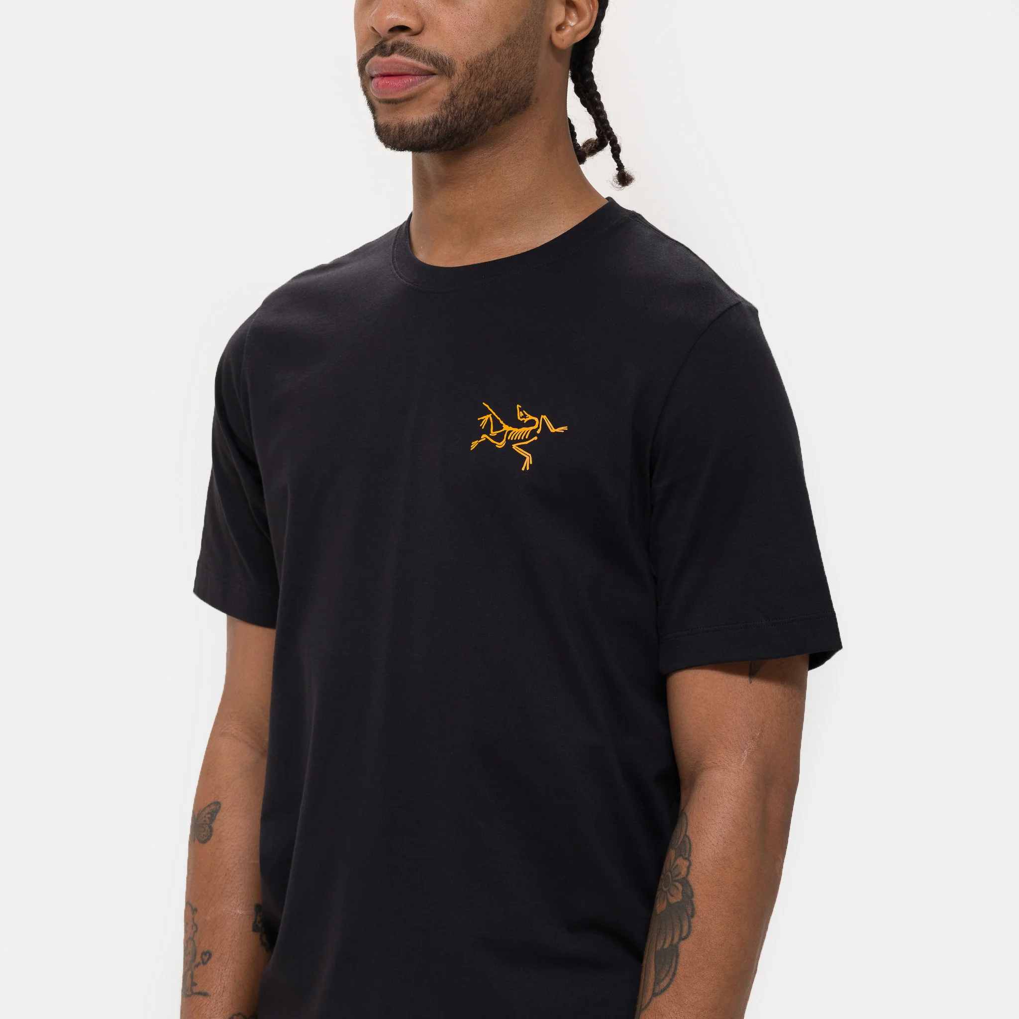 Arc'Multi Bird Logo T-Shirt in Black - Image 4