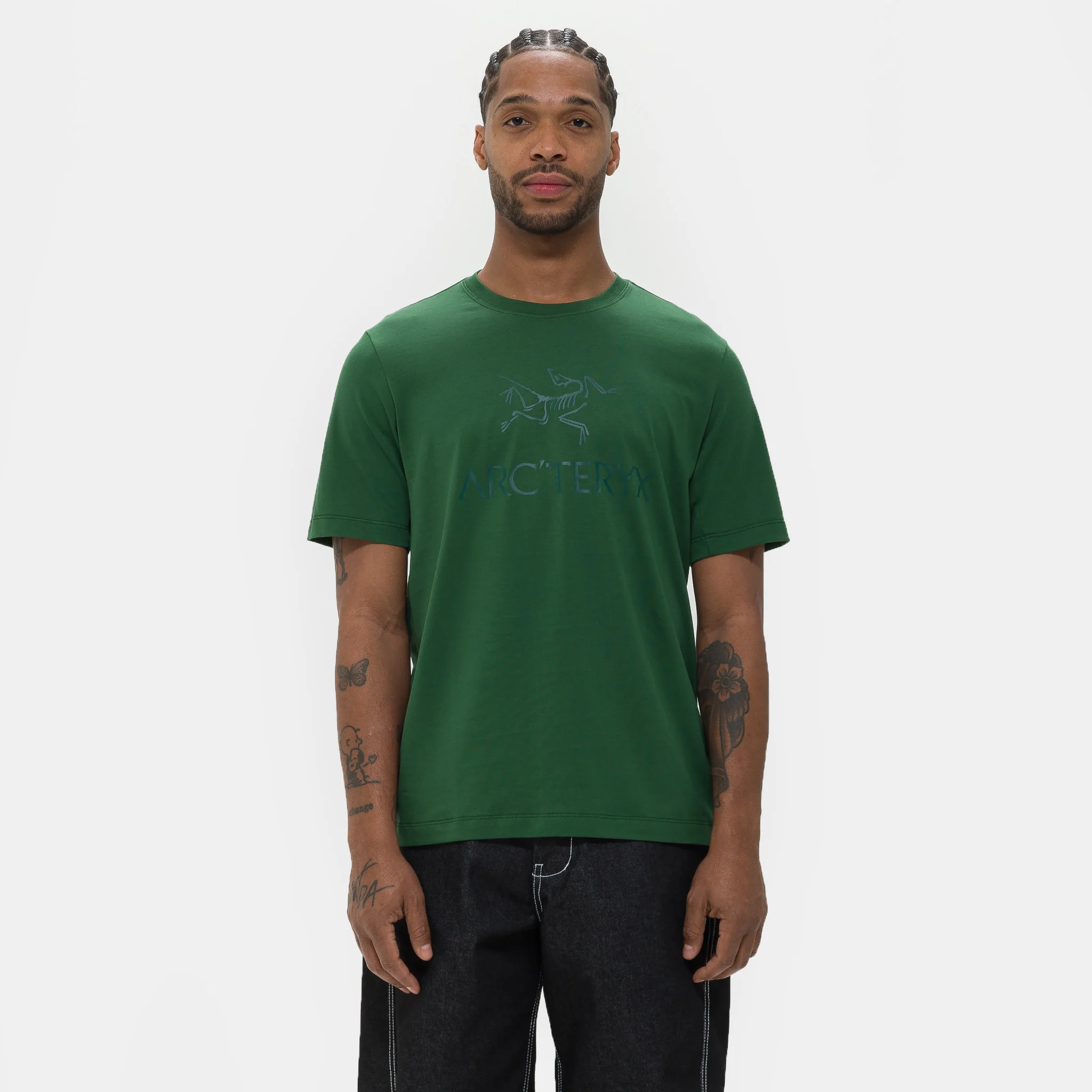 Arc'Word Logo T-Shirt in Eden/Dark Eden