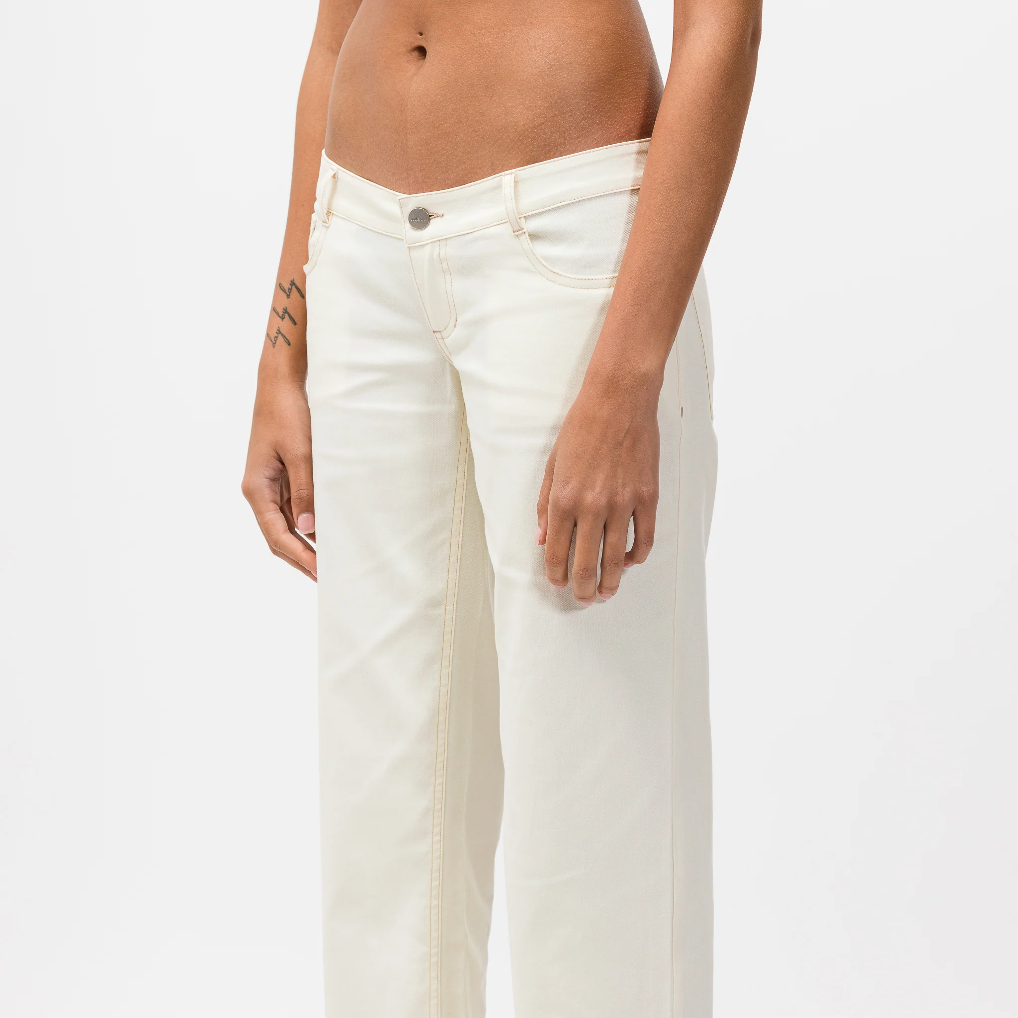 Atlas Pants in Creme - Image 4