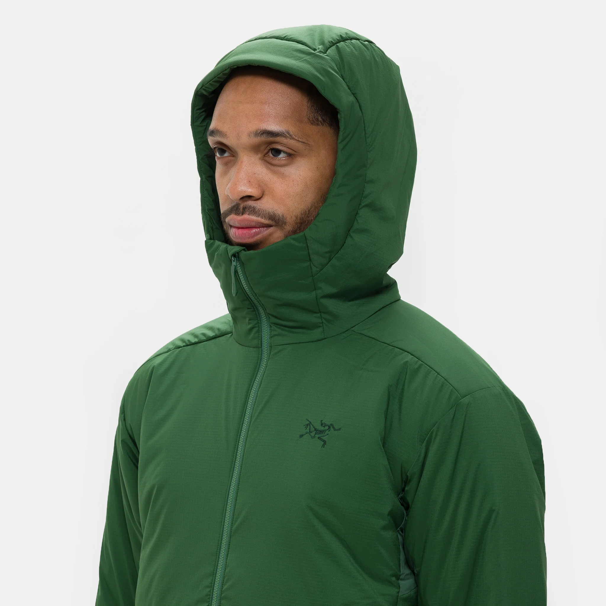 Atom Heavyweight Hoody Jacket in Eden - Image 4