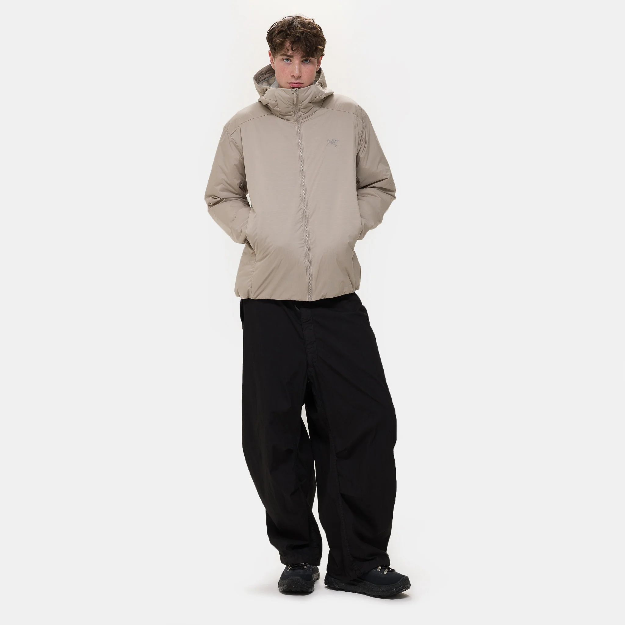 Atom Heavyweight Hoody Jacket in Rune - Image 2