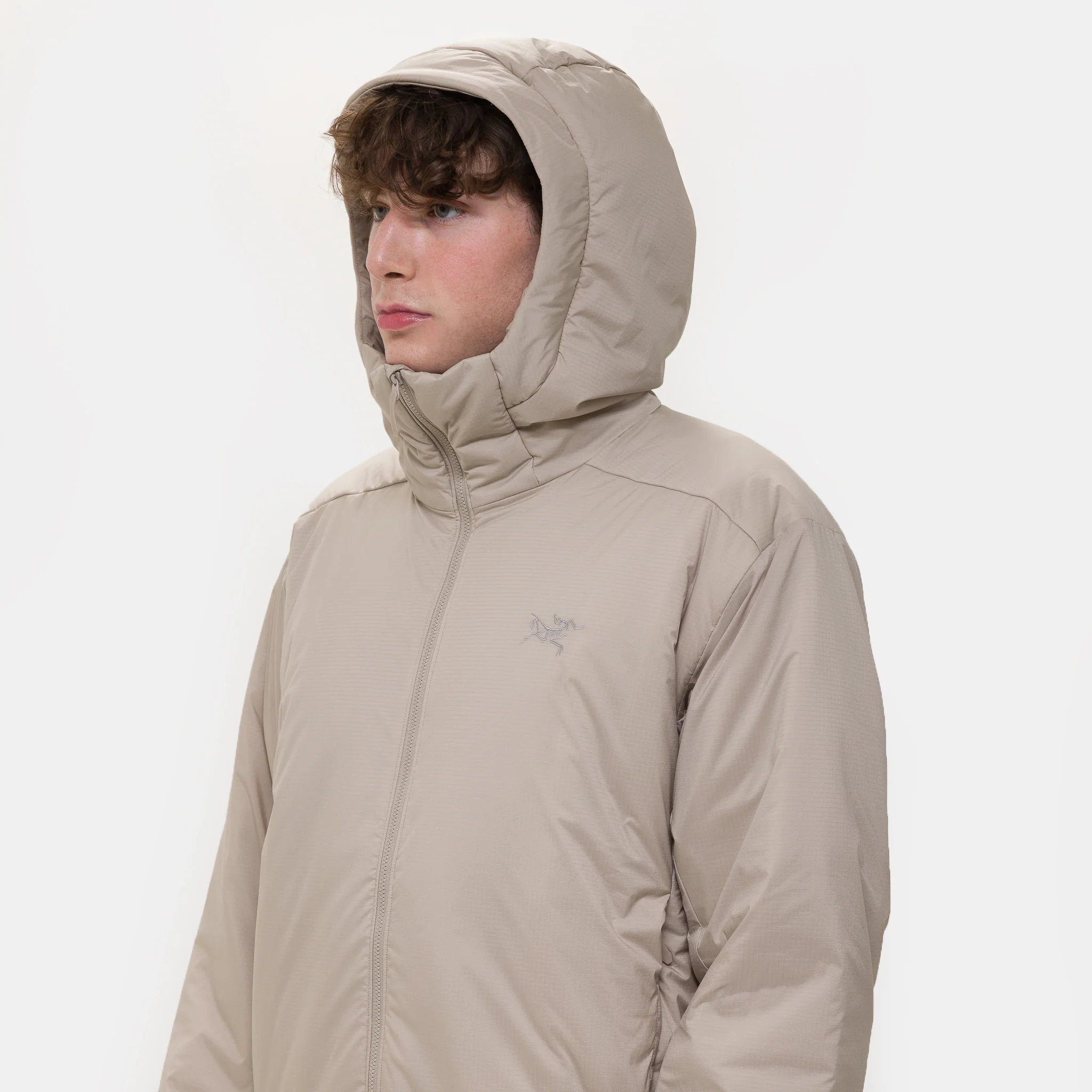Atom Heavyweight Hoody Jacket in Rune - Image 4