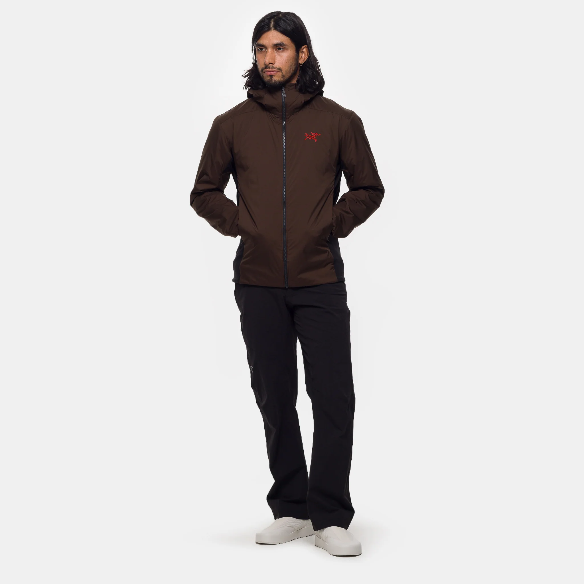 Atom Hoody in Carob/Black/Dynasty - Image 2