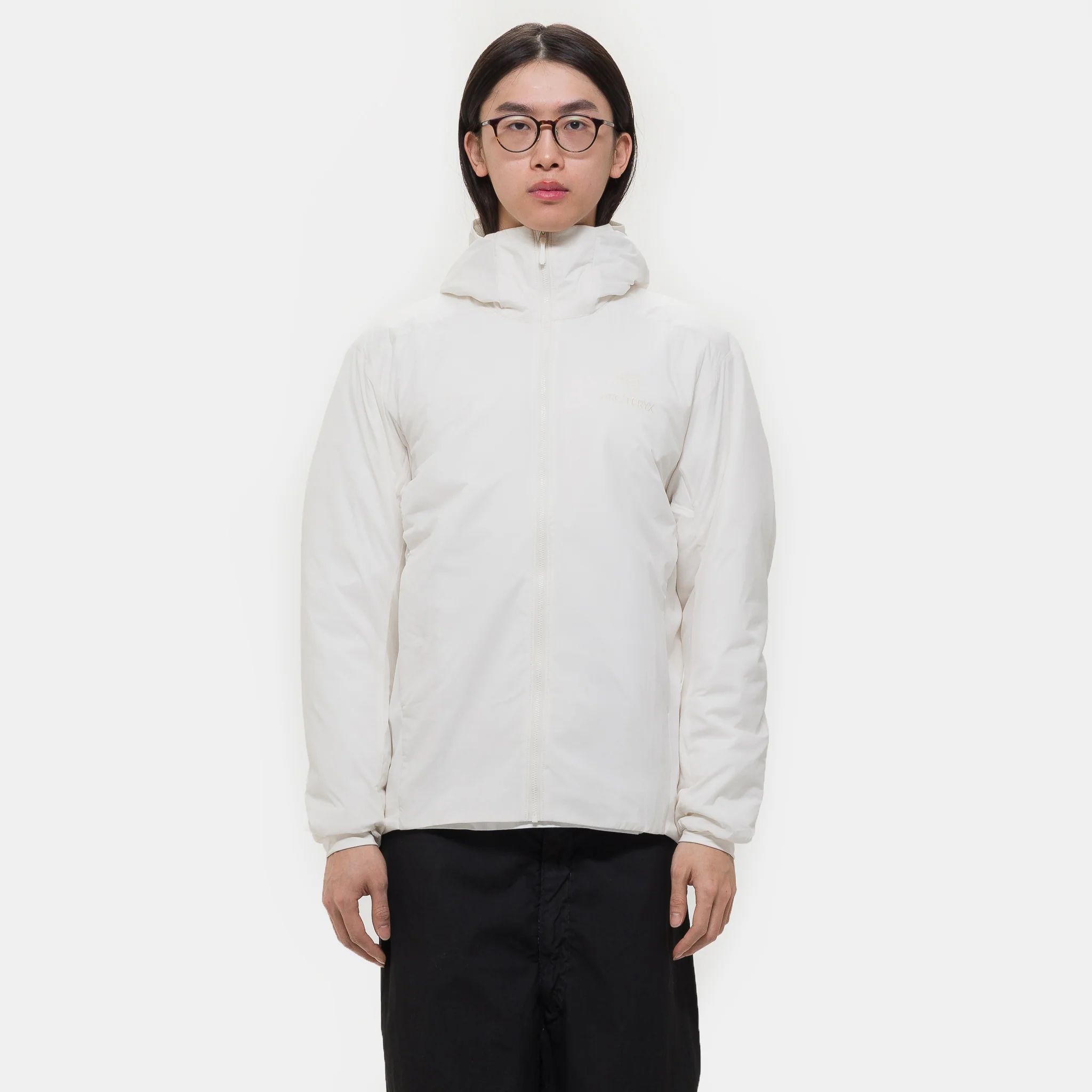 Atom Hoody Jacket in Whiteout