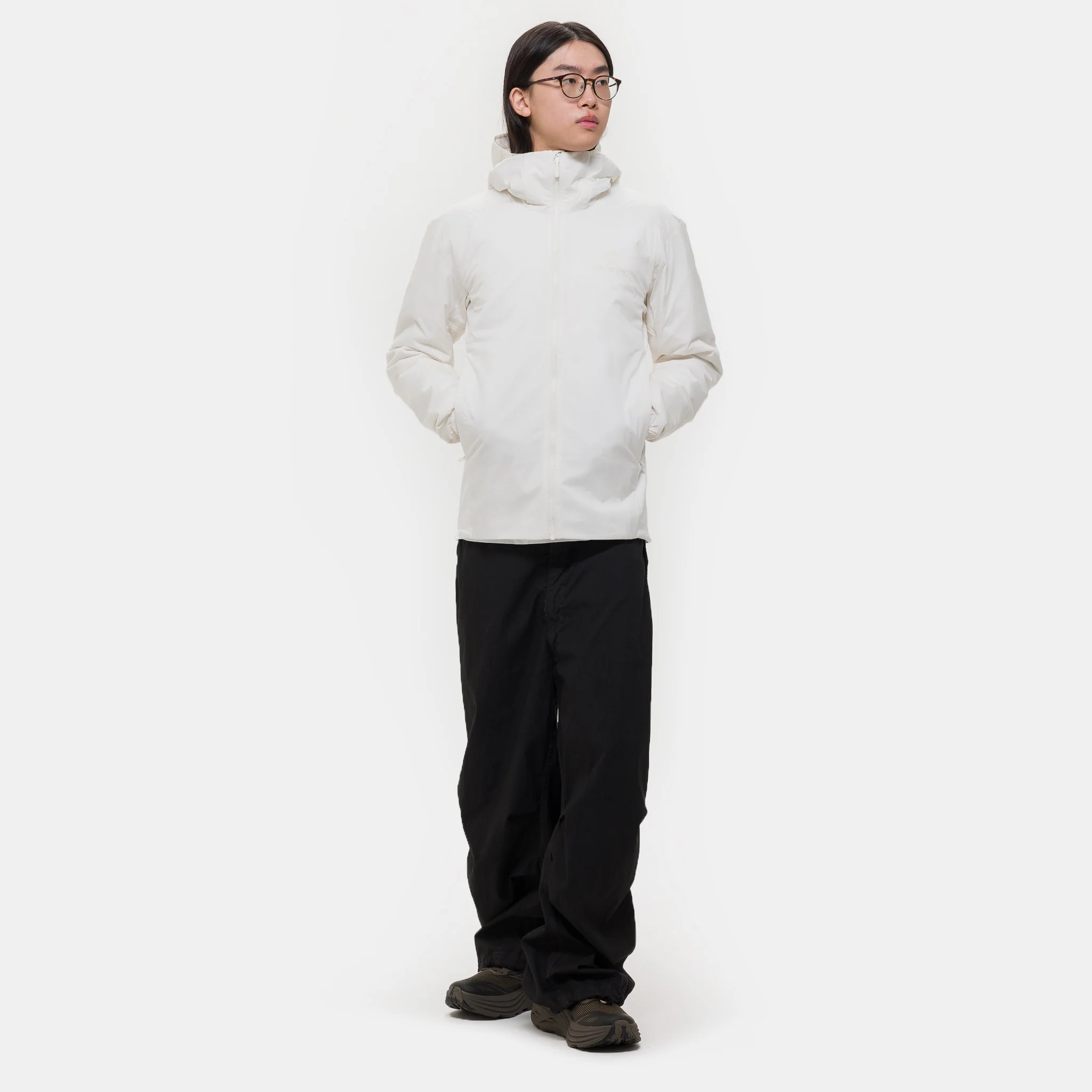 Atom Hoody Jacket in Whiteout - Image 2