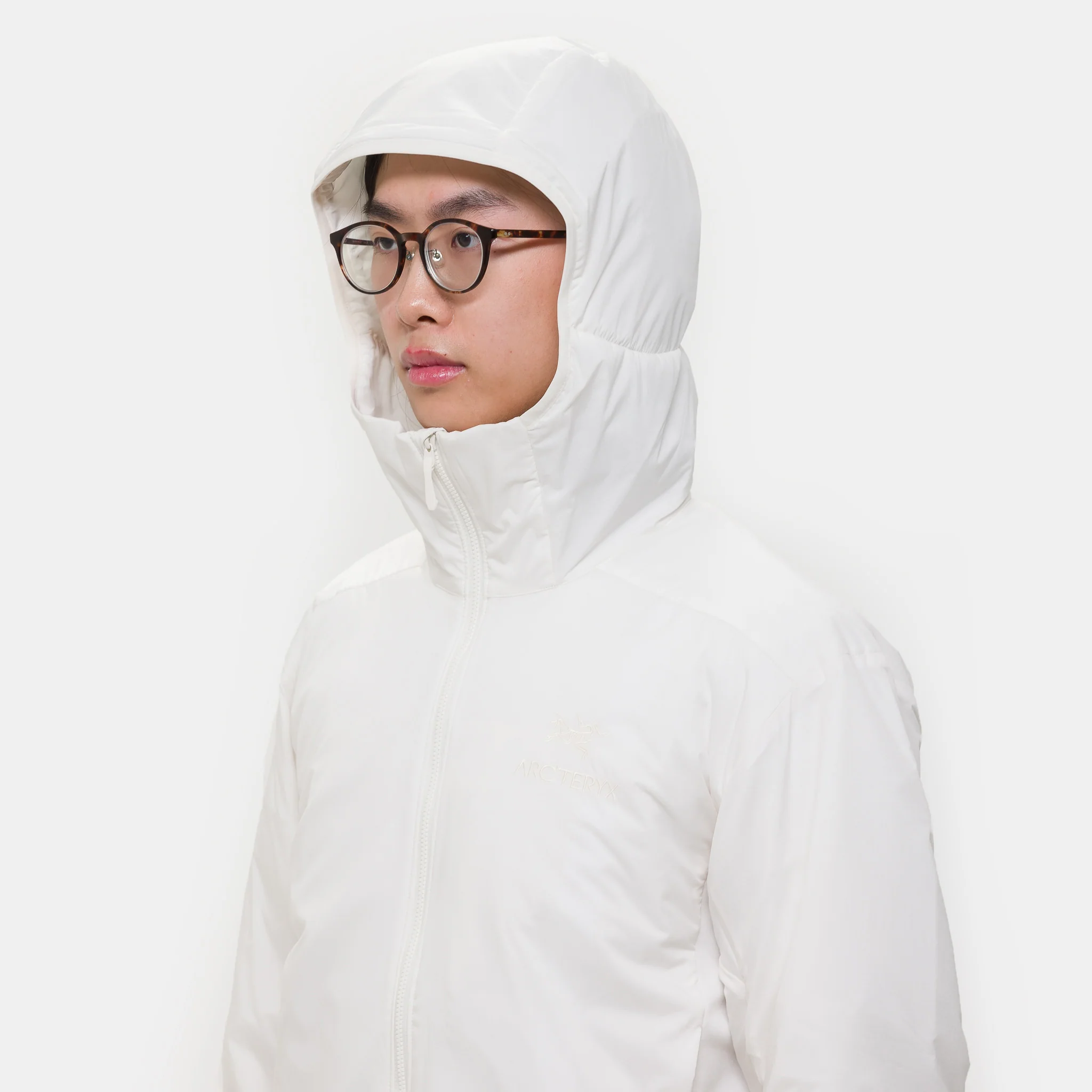Atom Hoody Jacket in Whiteout - Image 4