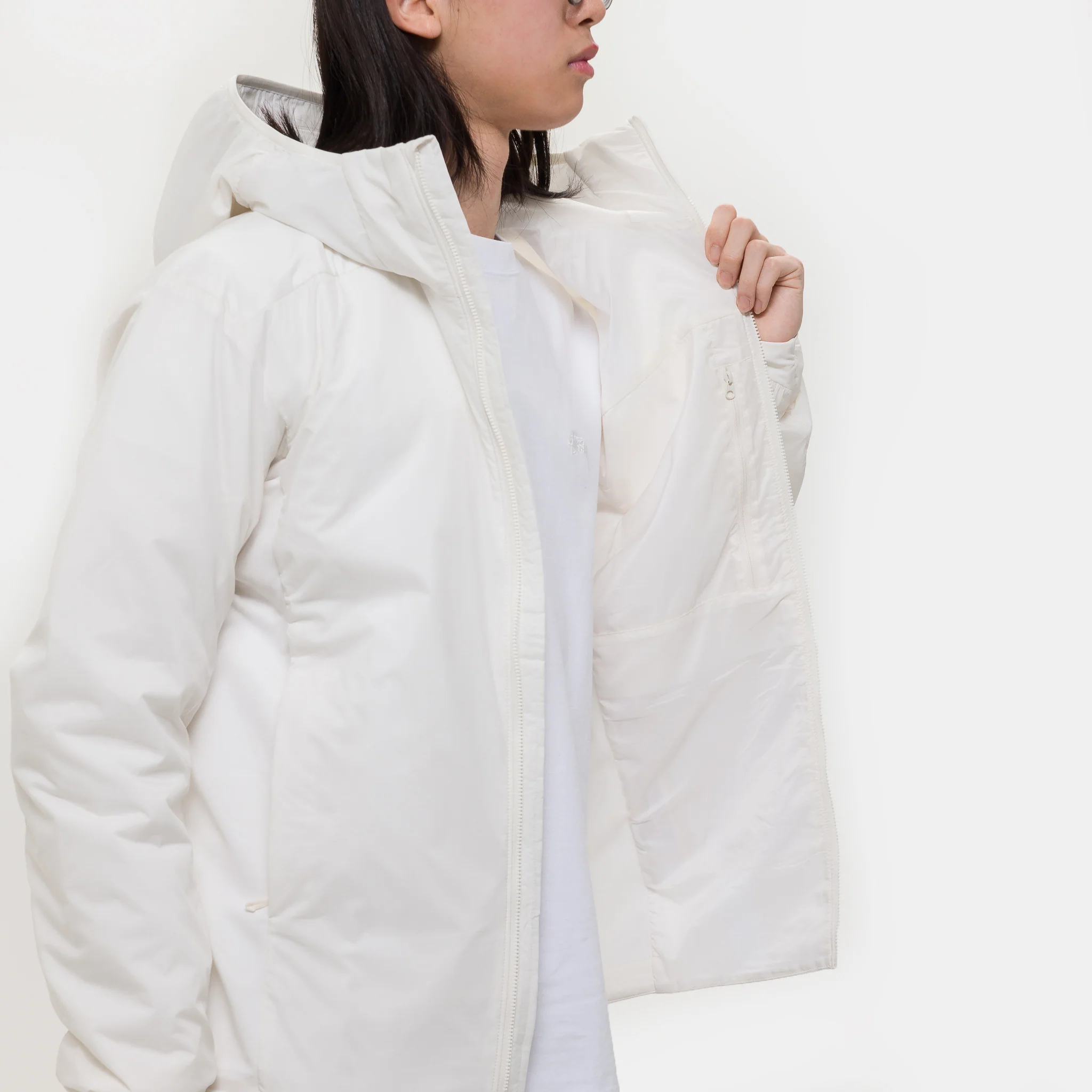 Atom Hoody Jacket in Whiteout - Image 5