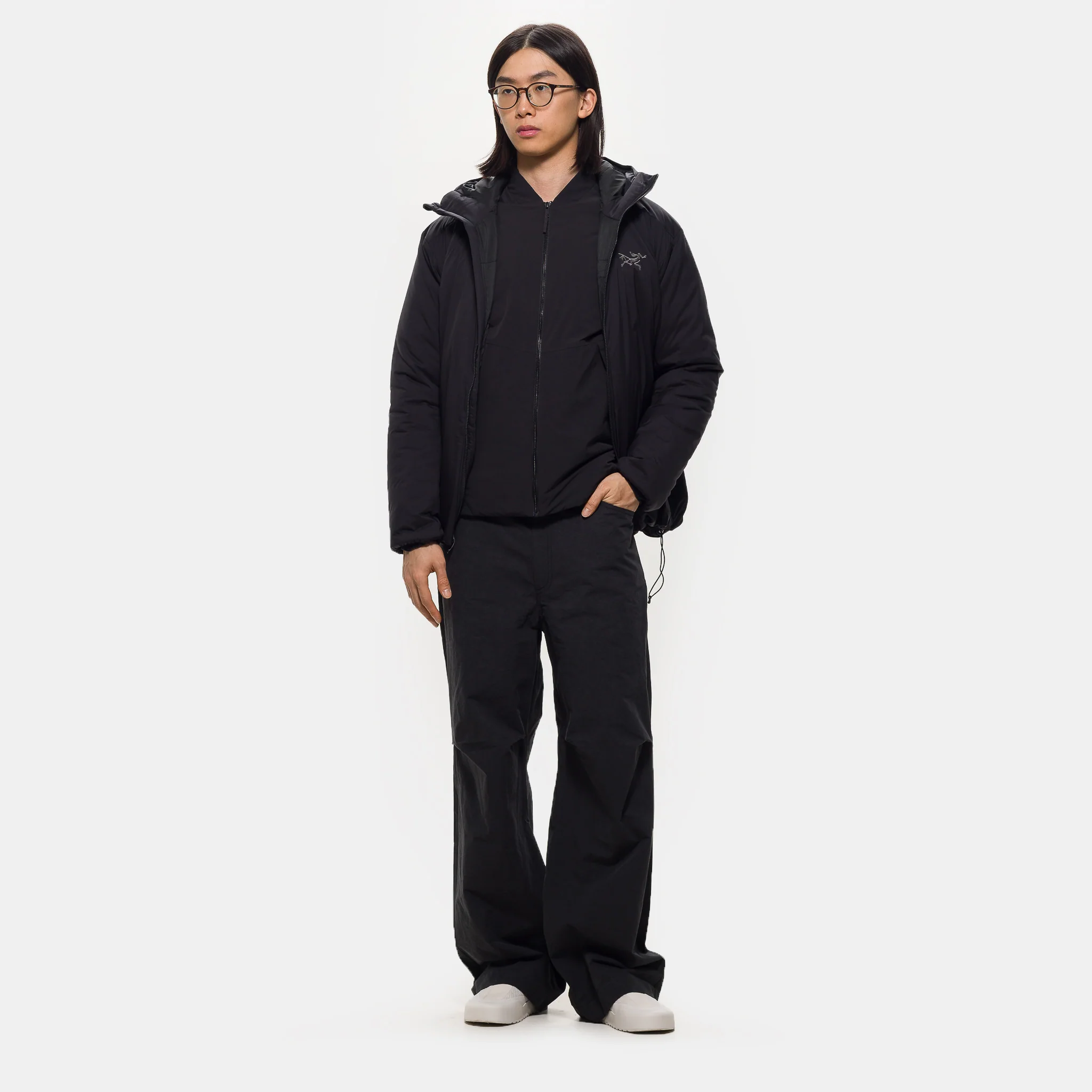 Atom SV Hoody Jacket in Black - Image 2