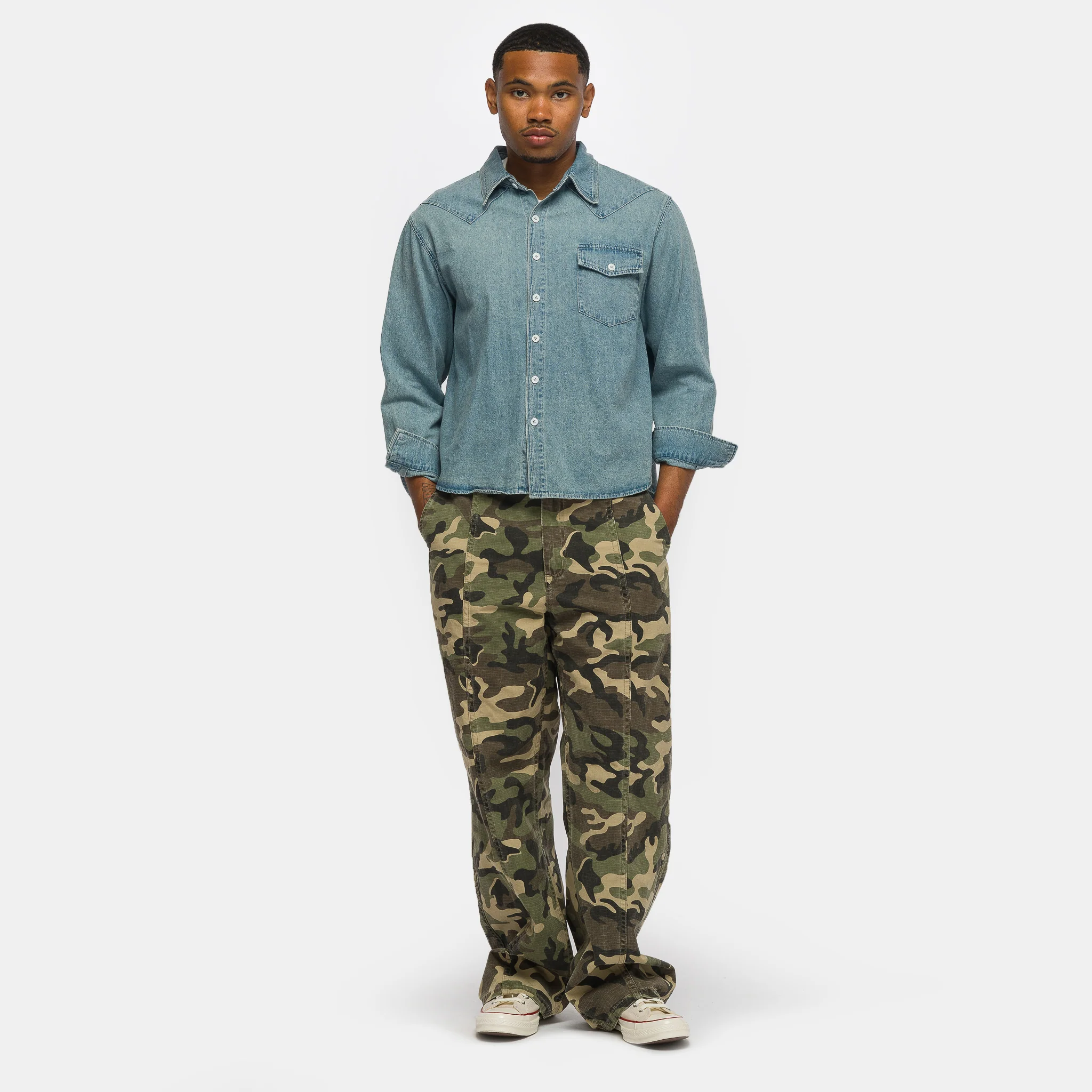 Baker Ripstop Pant in Star Camo - Image 2