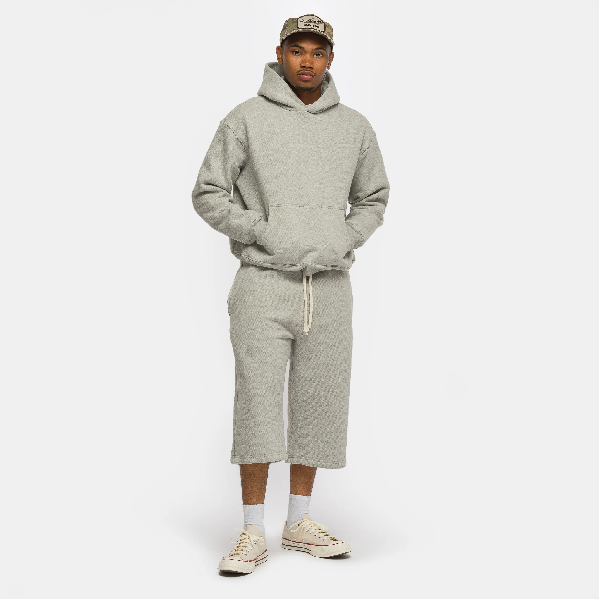 Basics Hoodie in Heather Grey - Image 2