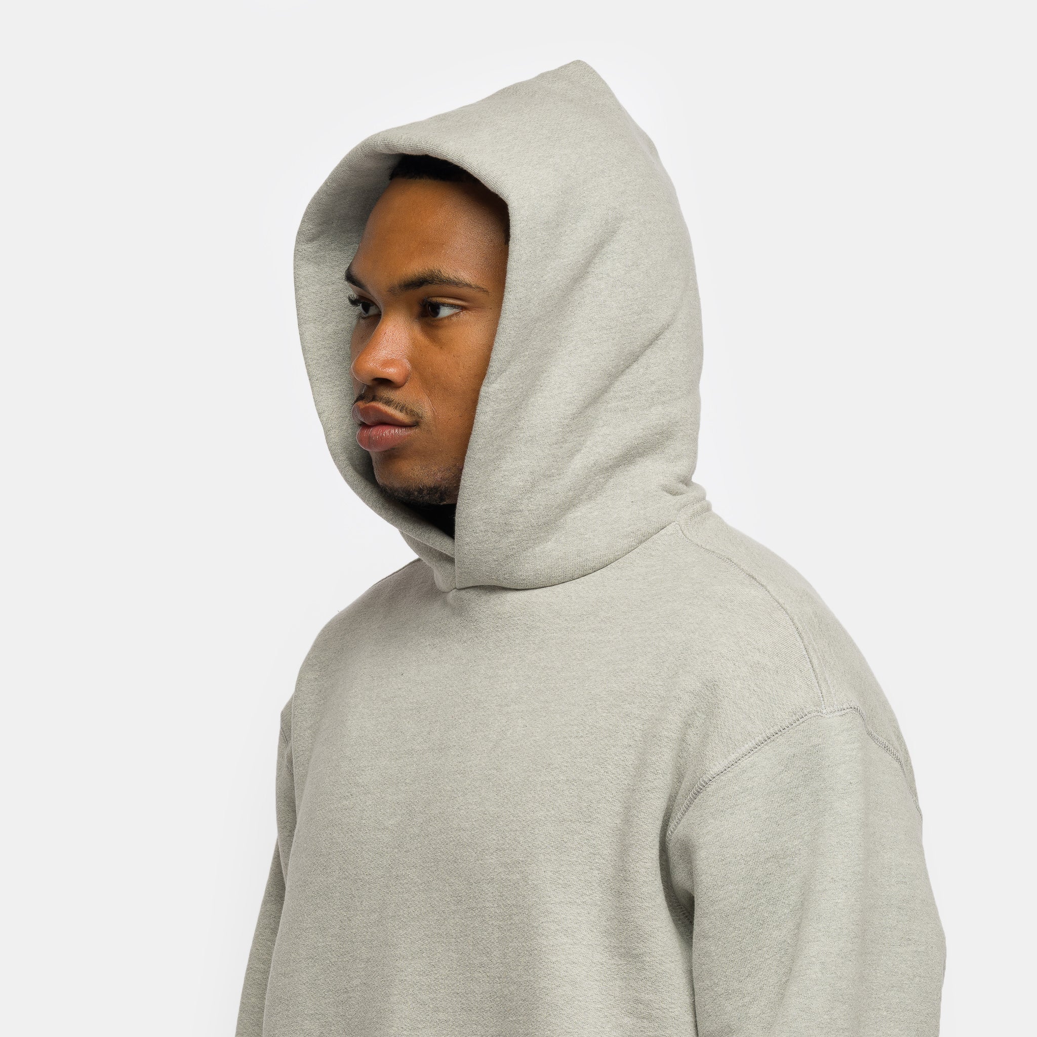 Basics Hoodie in Heather Grey - Image 4