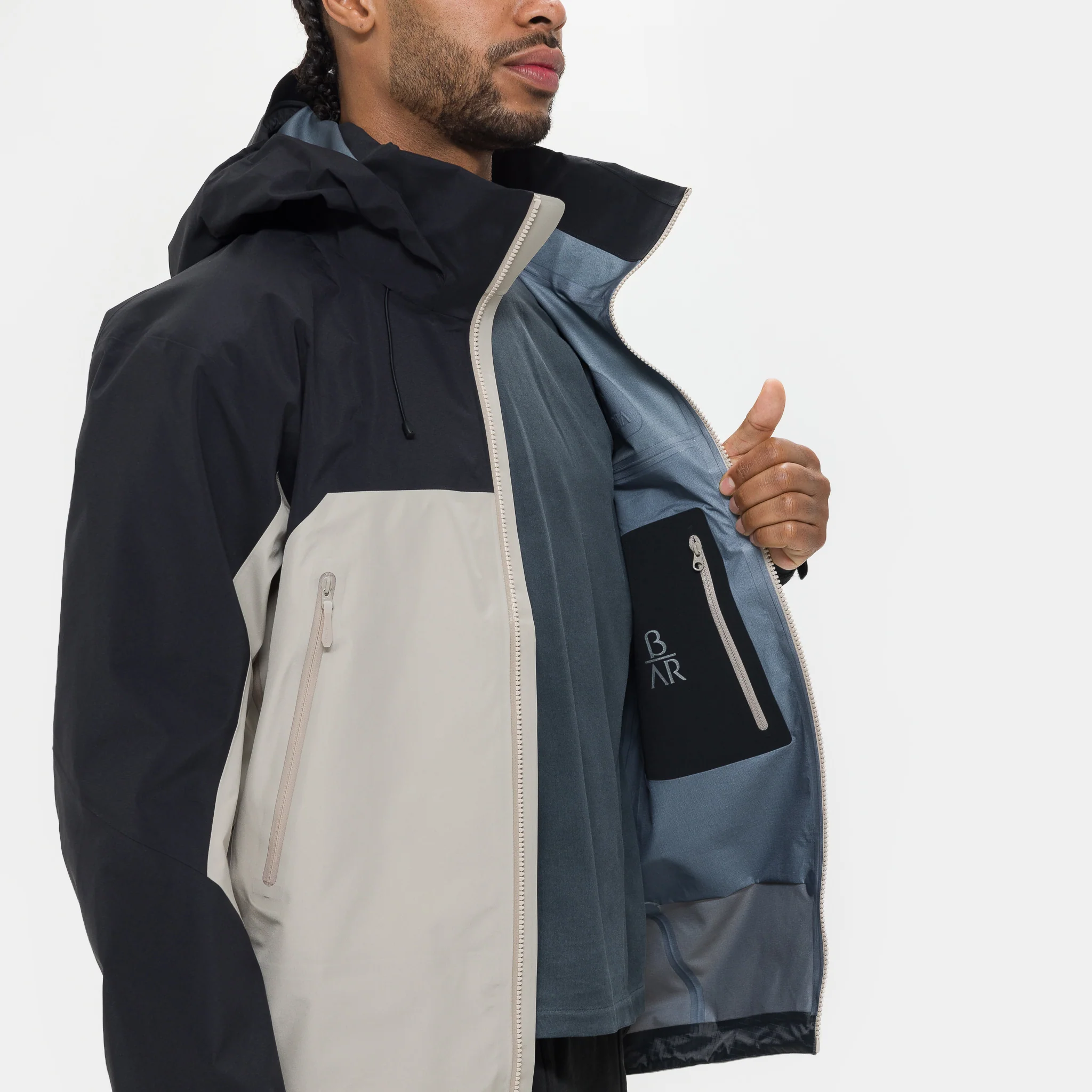 Beta AR Jacket in Black/Rune - Image 5