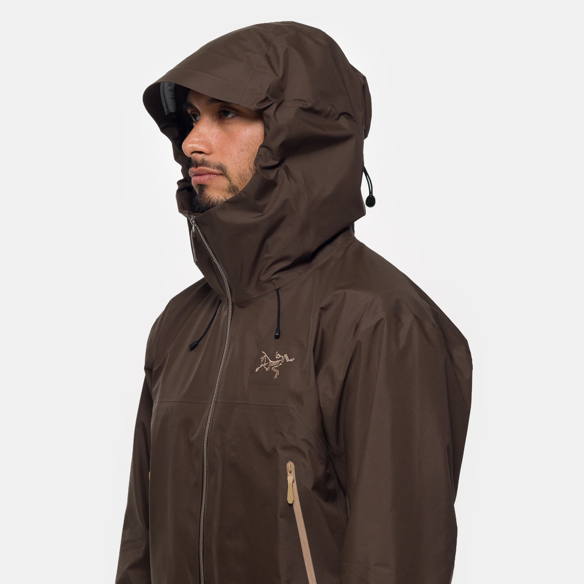 Beta SL Jacket in Carob/Canvas - Image 4