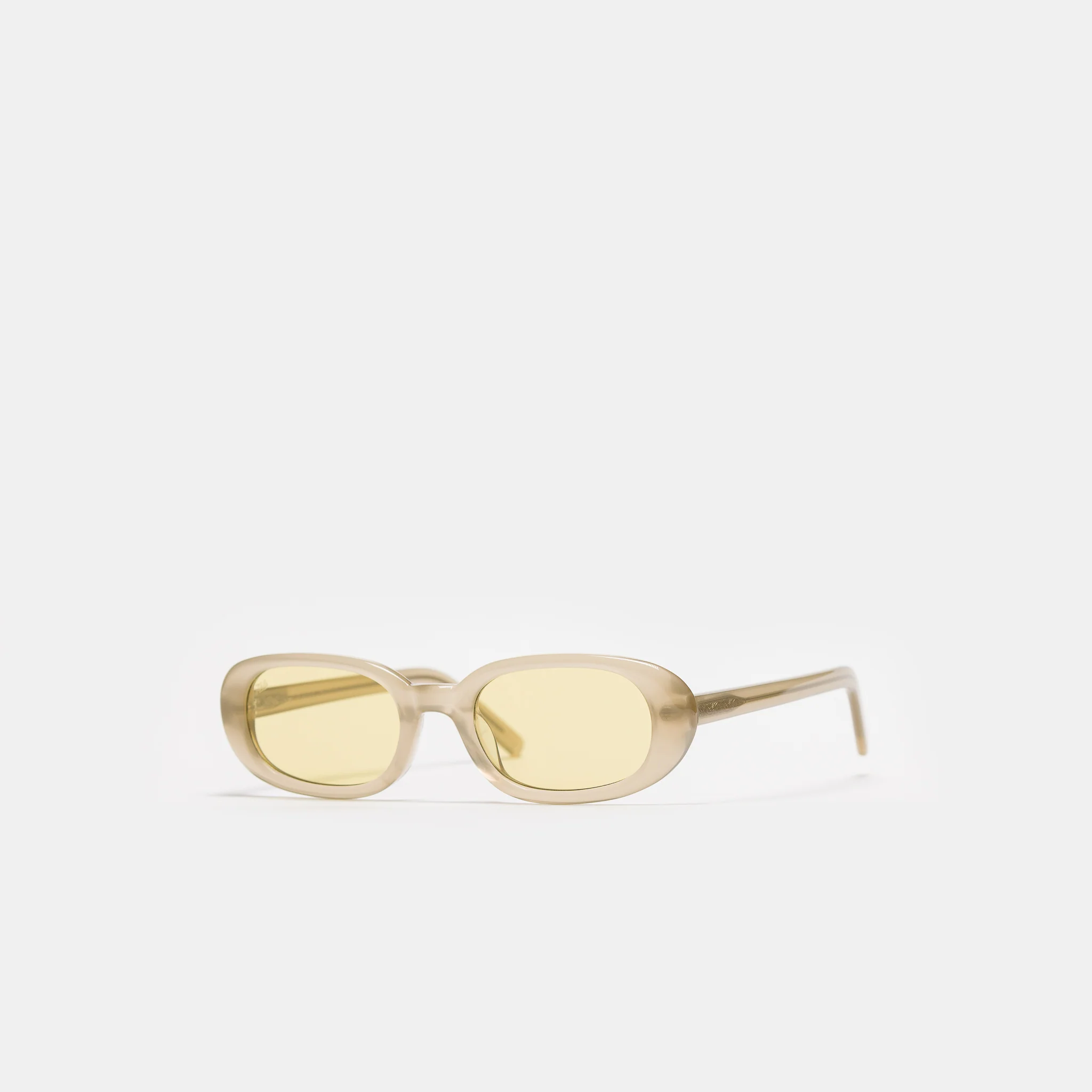 Blossom Sunglasses in Beige/Yellow - Image 2
