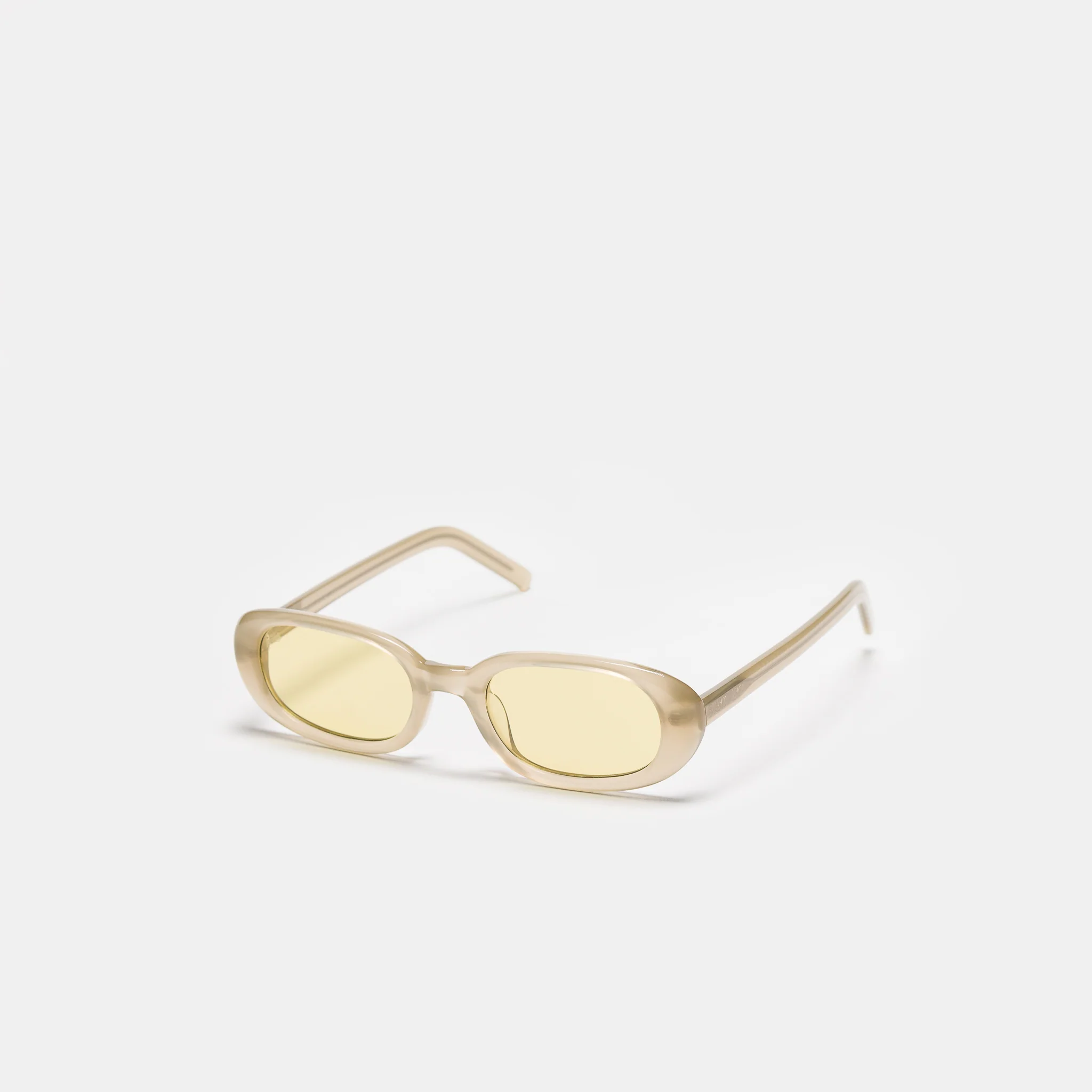 Blossom Sunglasses in Beige/Yellow - Image 3